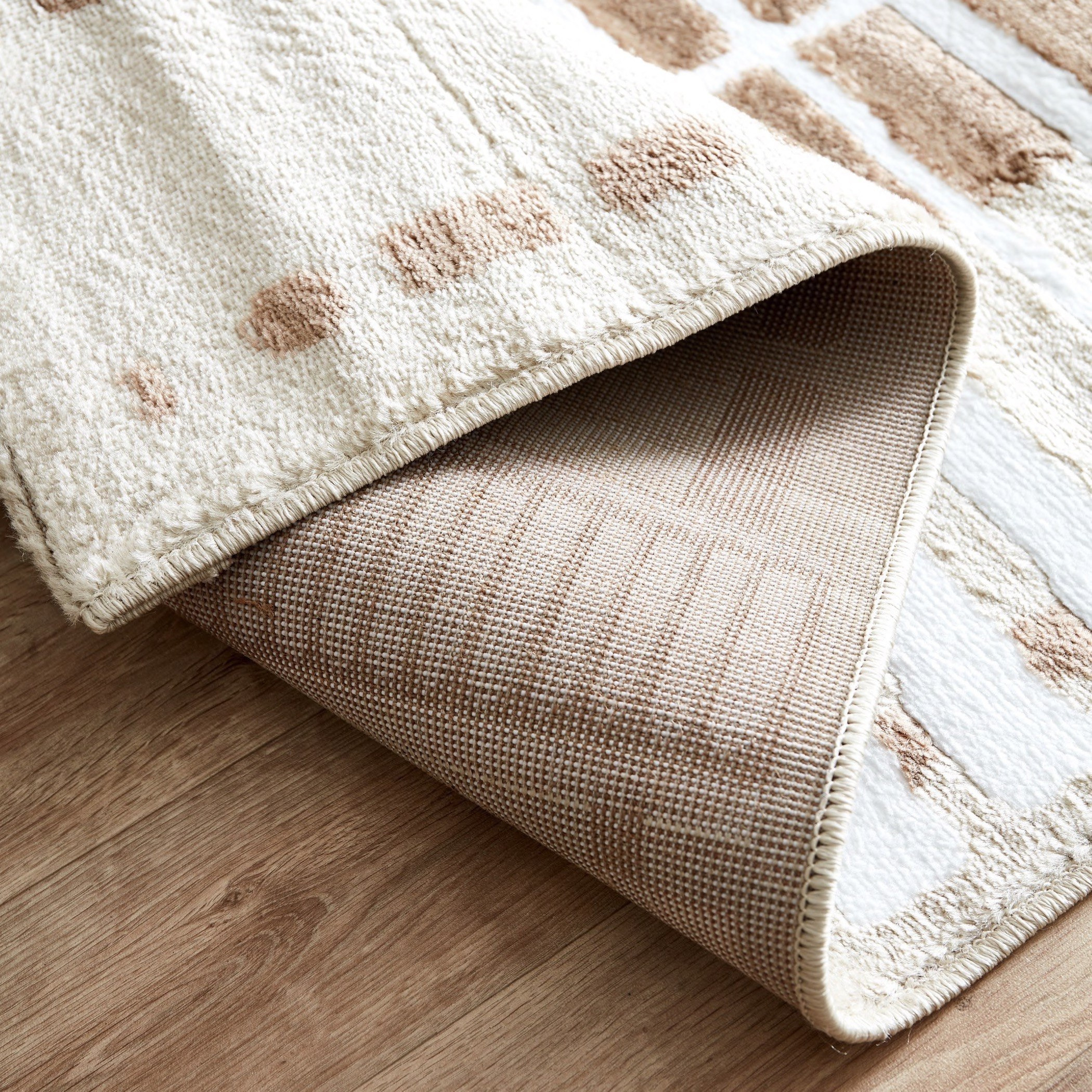 Zayaan Axel Stain Resistant Polypropylene Rug - 150x200 cm-hbxdecorandfurnishings-floorcoverings-rugs-image-4