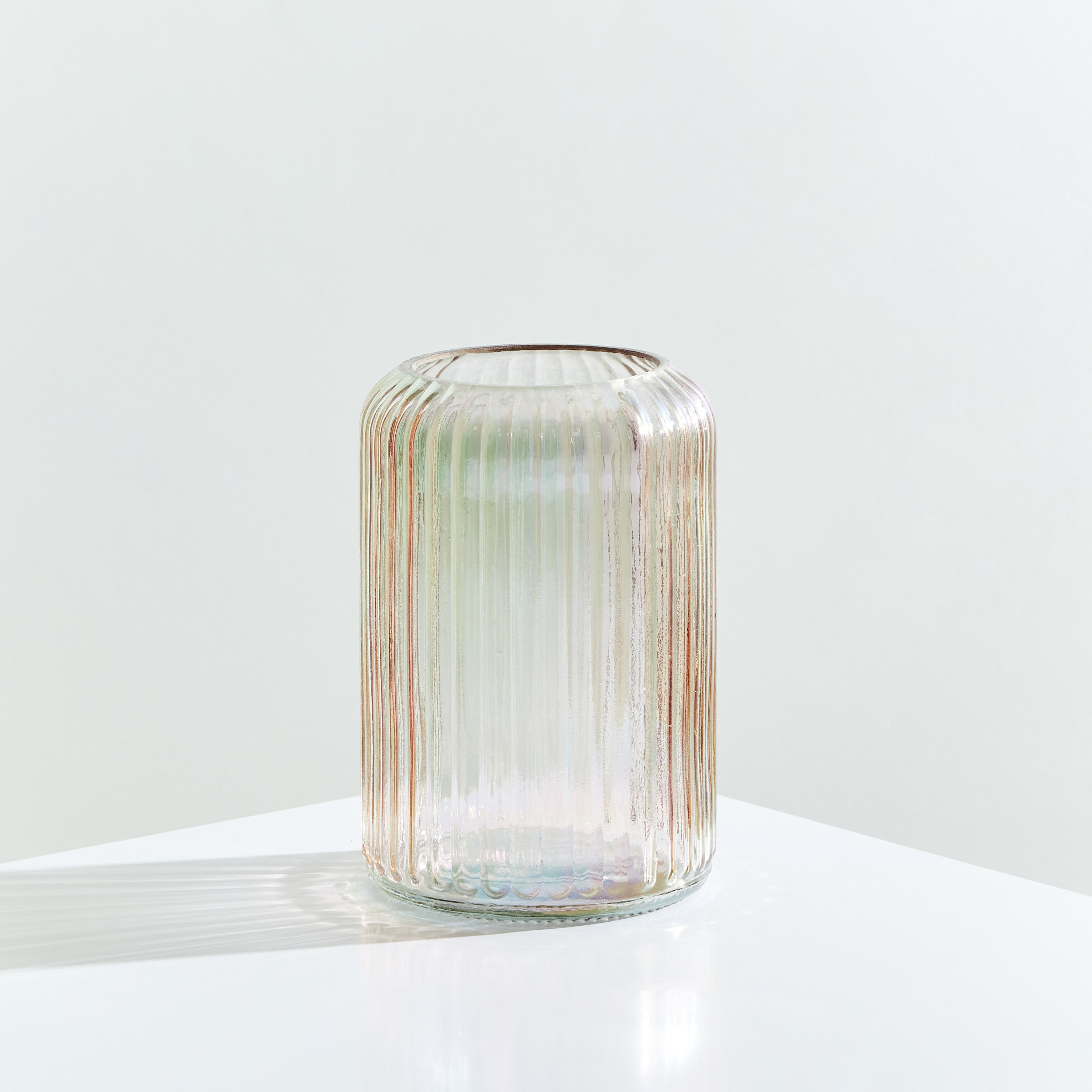 Elenor Iridescence Glass Vase - 10.8x16.5 cm-hbxbedroom-decorandaccessories-vases-image-2