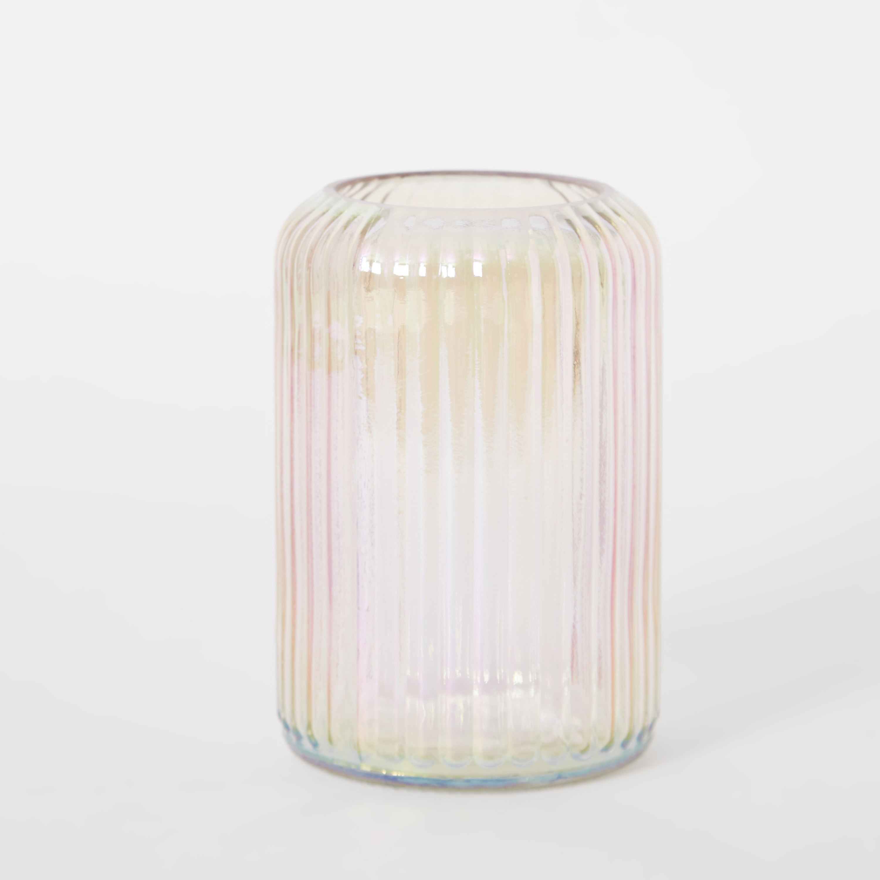 Elenor Iridescence Glass Vase - 10.8x16.5 cm-hbxbedroom-decorandaccessories-vases-image-6