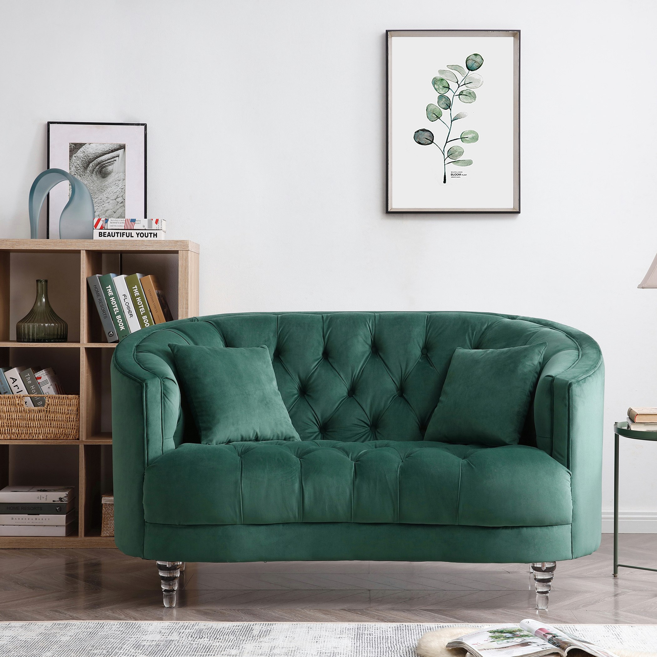 كنبة مخملية مقعدين مع وسادتين من سويث-hbxlivingroom-sofasandarmchairs-sofas-image-2