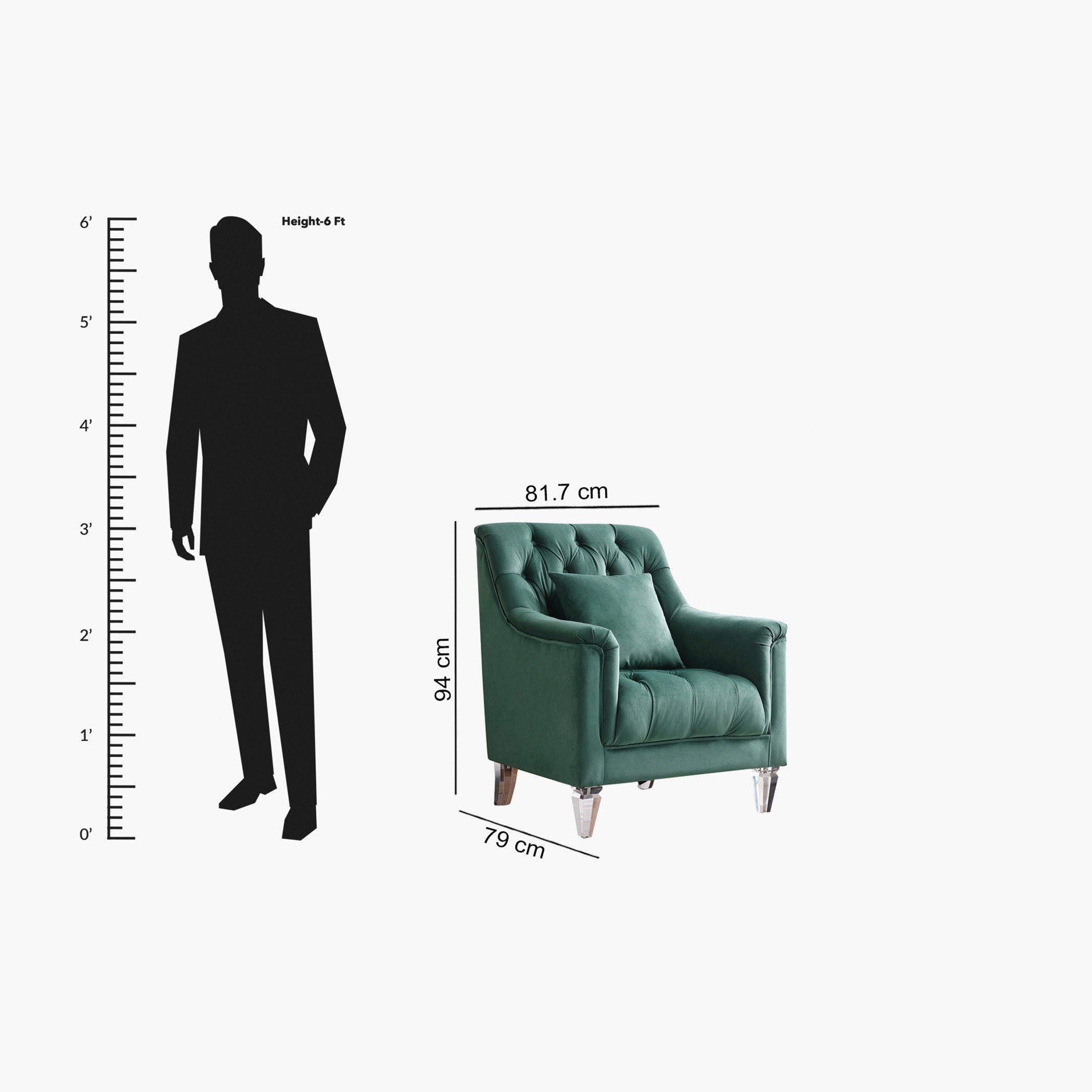 كنبة مخملية مقعد واحد مع وسادة من سويث-hbxlivingroom-sofasandarmchairs-sofas-image-7