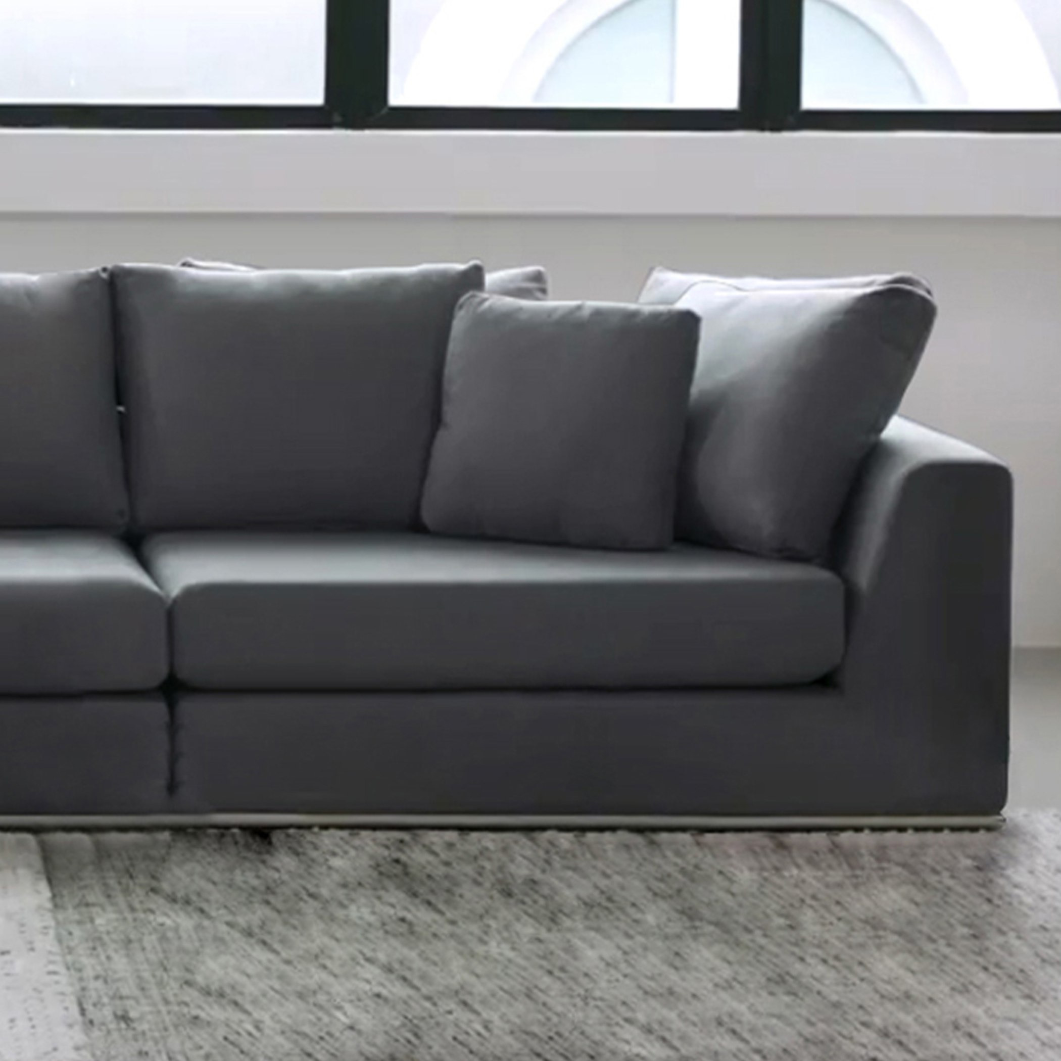كنبة ركنيّة يمين بقماش مقاوم للمياه لاكجوريوس من جيوفاني-hbxfurniture-livingroom-sofasandsofasets-image-1