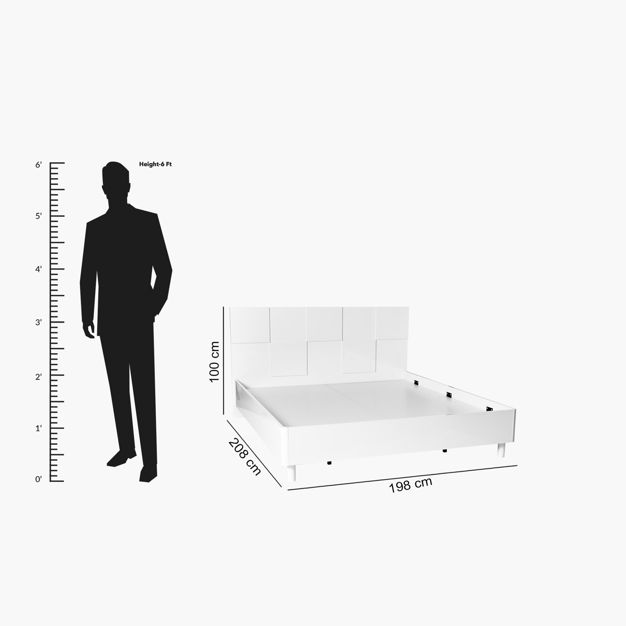 Hamburg 4-Piece King Bedroom Set without Mirror - 180x200 cm-hbxbedroom-bedsandbedsets-bedroomsets-king-image-16