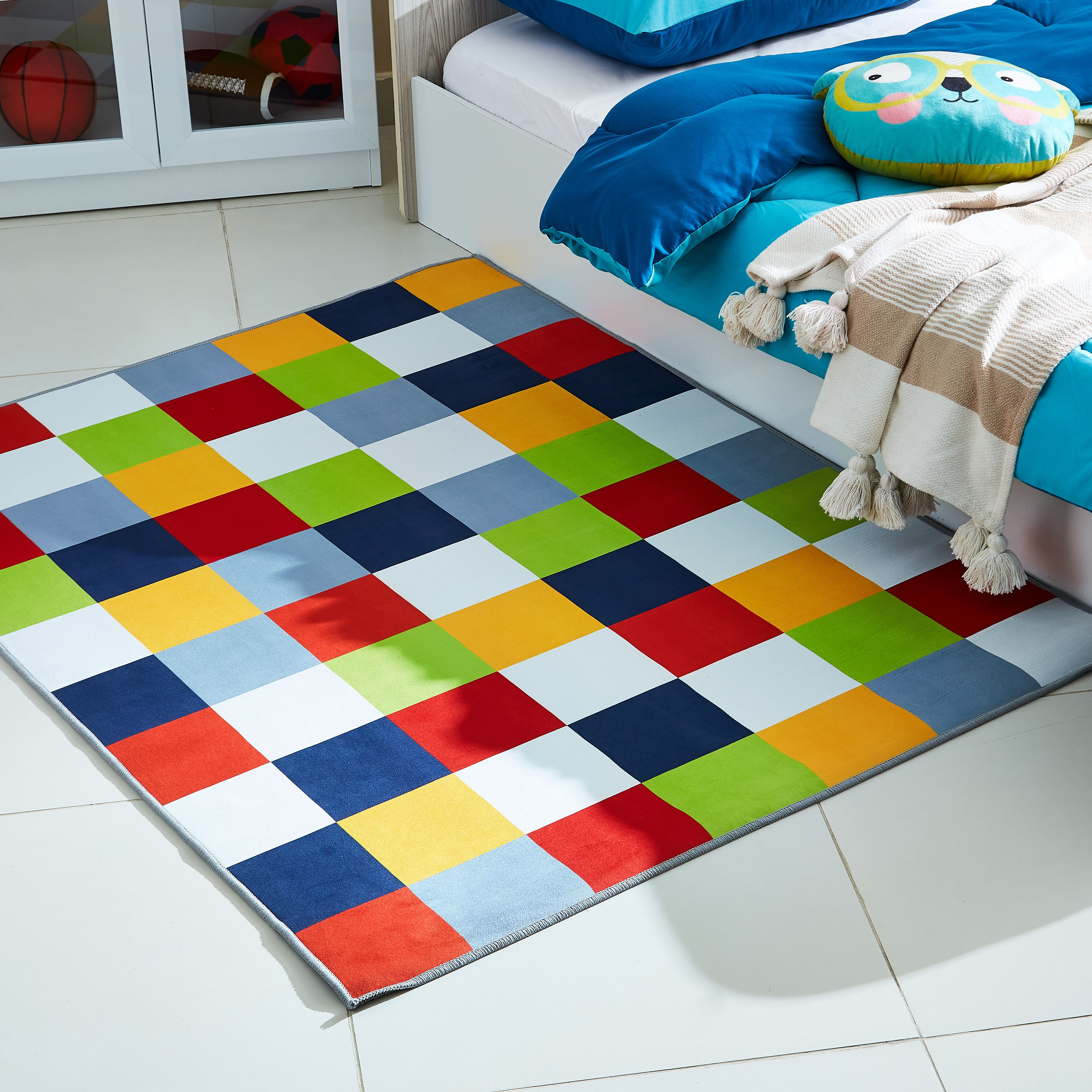 سجادة أطفال بطبعات ملونة - 120x160 سم-hbxhomeware-hbxkidsandyouth-image-1
