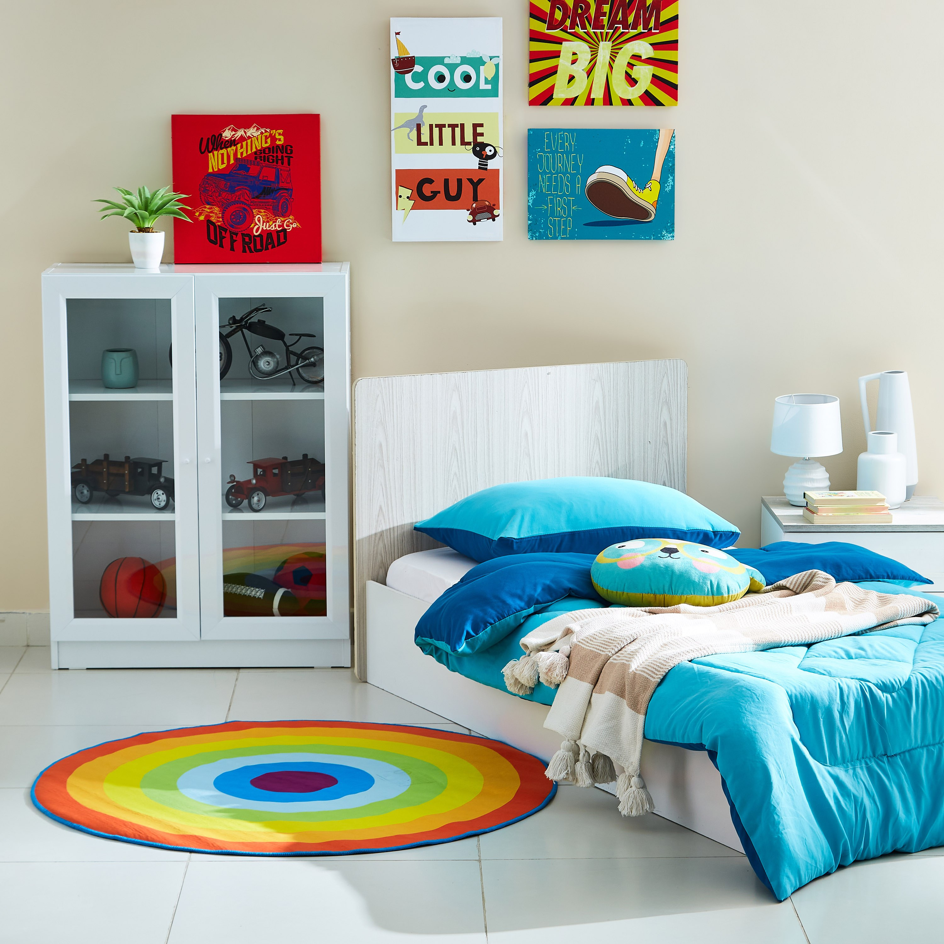 سجادة أطفال مستديرة للأطفال بطبعات من كومفي - 120 سم-hbxhomeware-hbxkidsandyouth-image-5