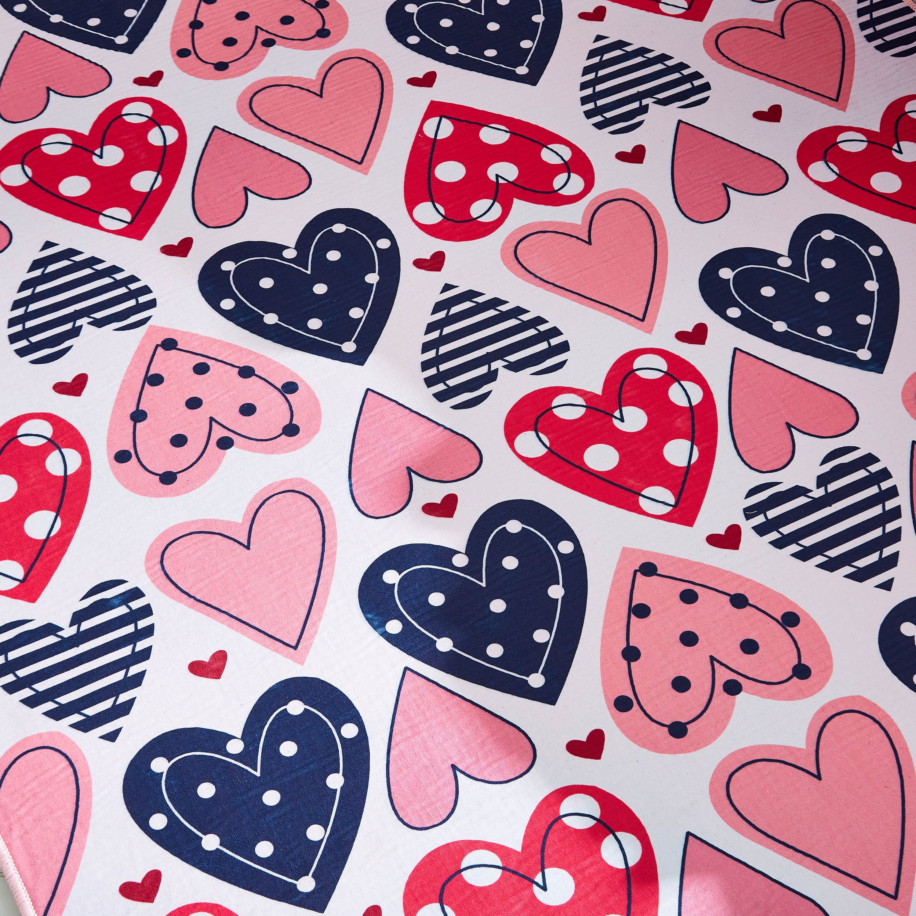 سجادة أطفال بطبعات قلب من كومفي - 120x160 سم-hbxhomeware-hbxkidsandyouth-image-2