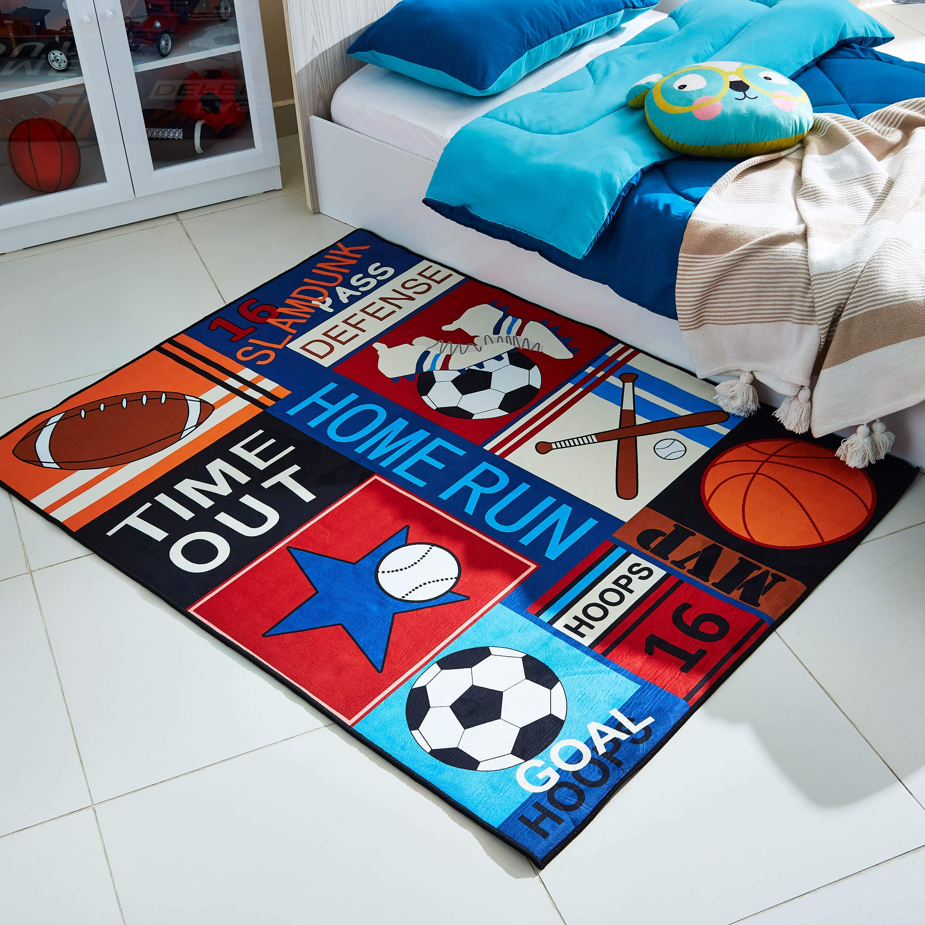سجادة للأطفال بطبعات بويز دريم من كومفي - 120x160 سم-hbxhomeware-hbxkidsandyouth-image-1