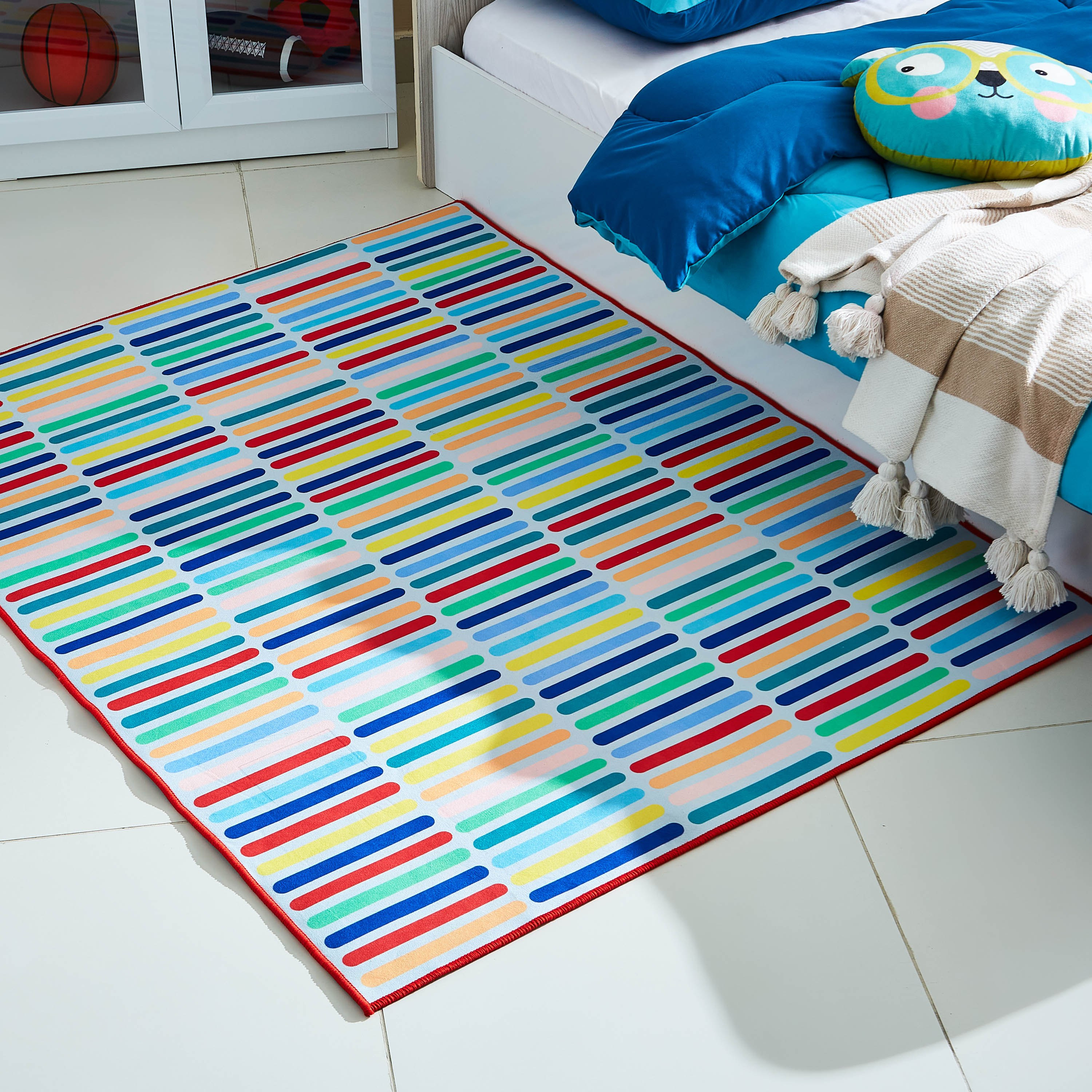 سجادة للأطفال مخطّطة من كومفي - 120x160 س-hbxhomeware-hbxkidsandyouth-image-1