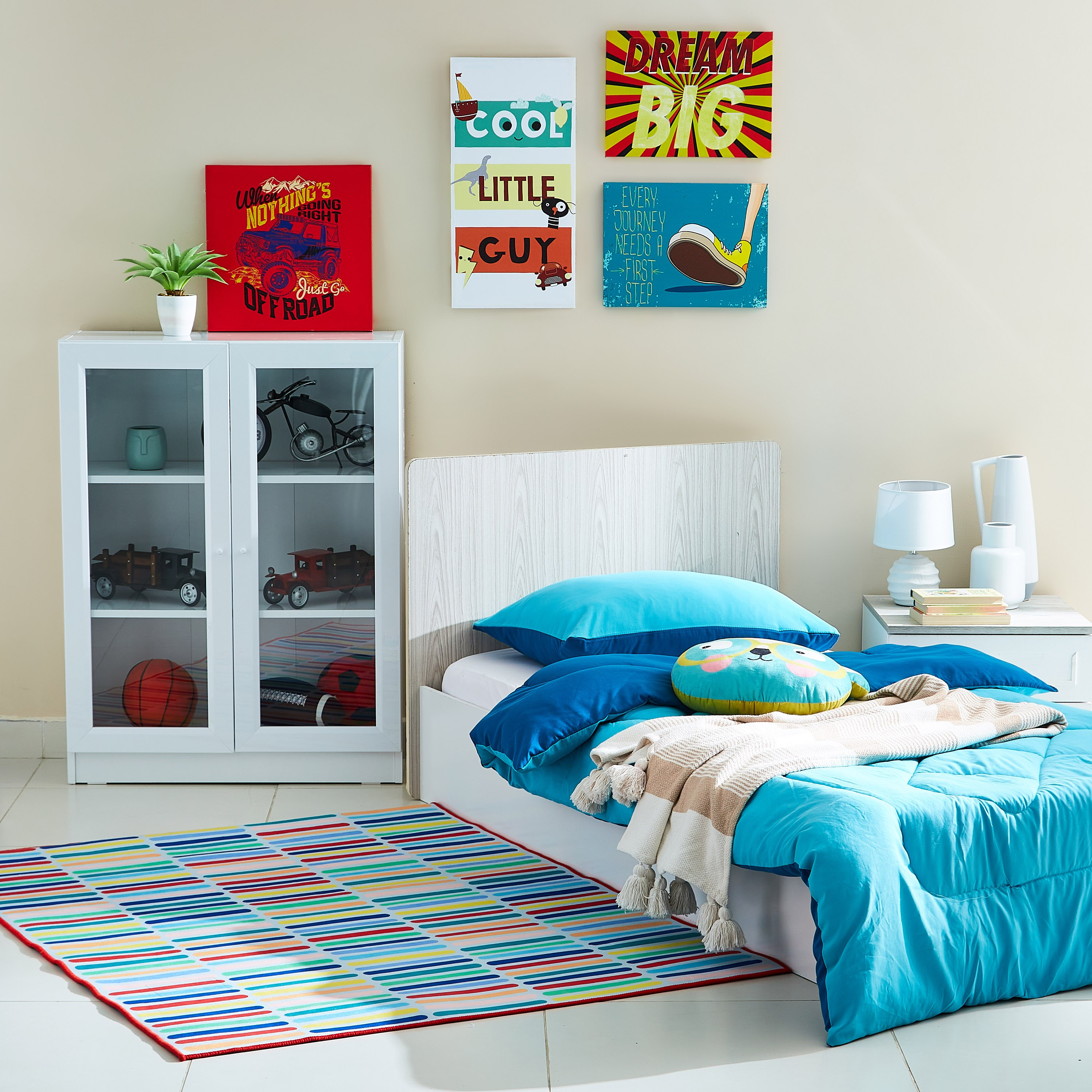 سجادة للأطفال مخطّطة من كومفي - 120x160 س-hbxhomeware-hbxkidsandyouth-image-5