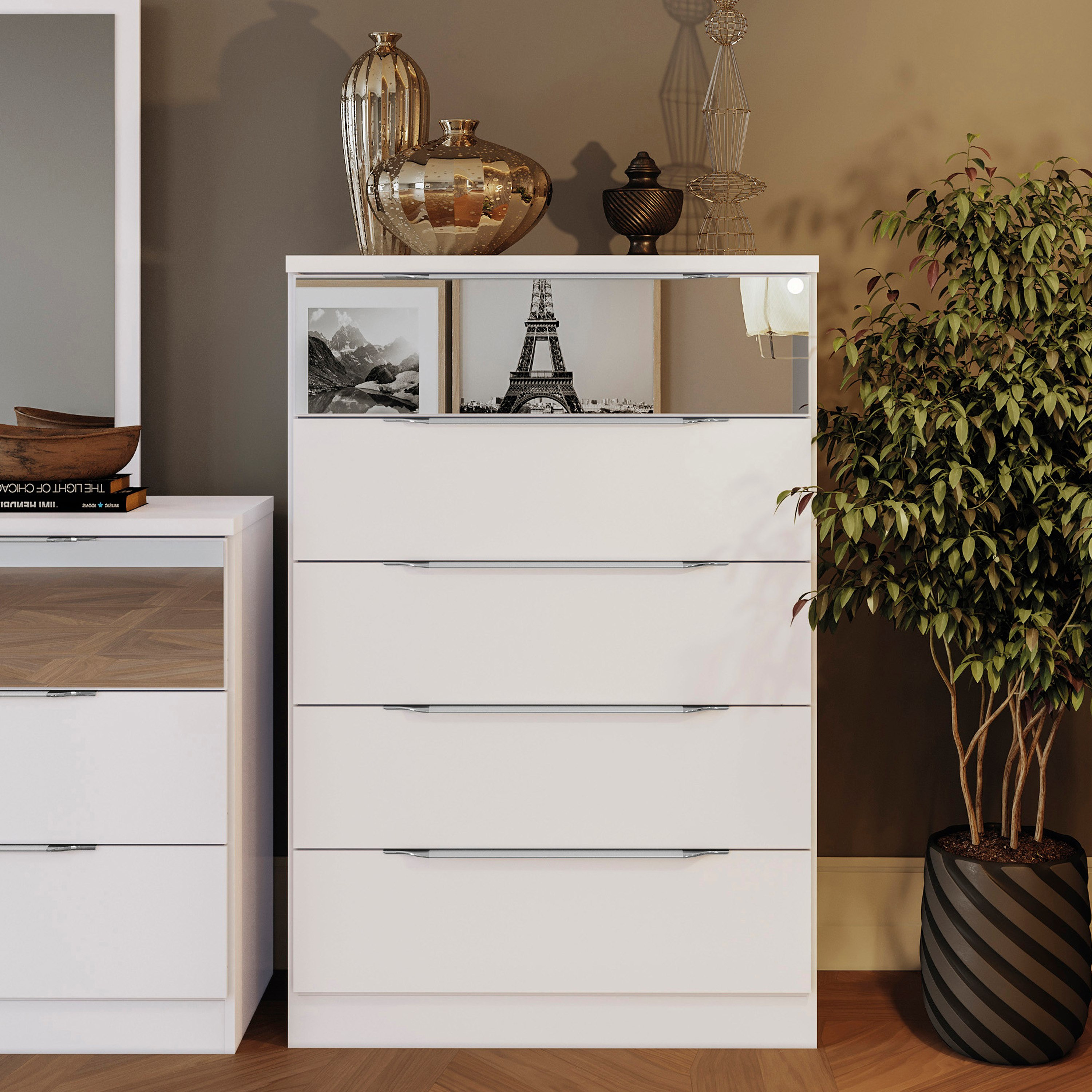 وحدة تخزين 5 أدراج من فروست-hbxfurniture-dressersandchests-chestofdrawers-image-1