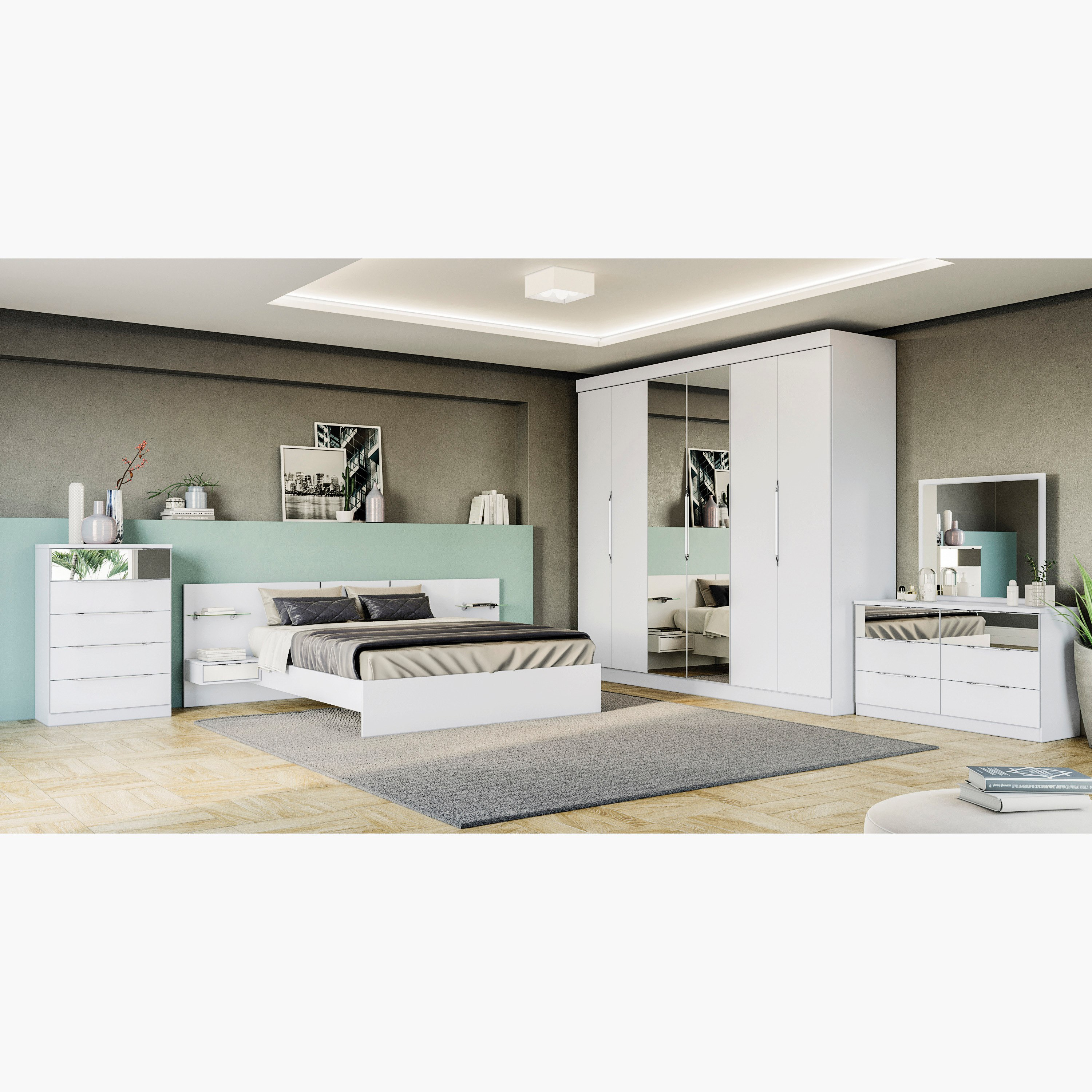 وحدة تخزين 5 أدراج من فروست-hbxfurniture-dressersandchests-chestofdrawers-image-8