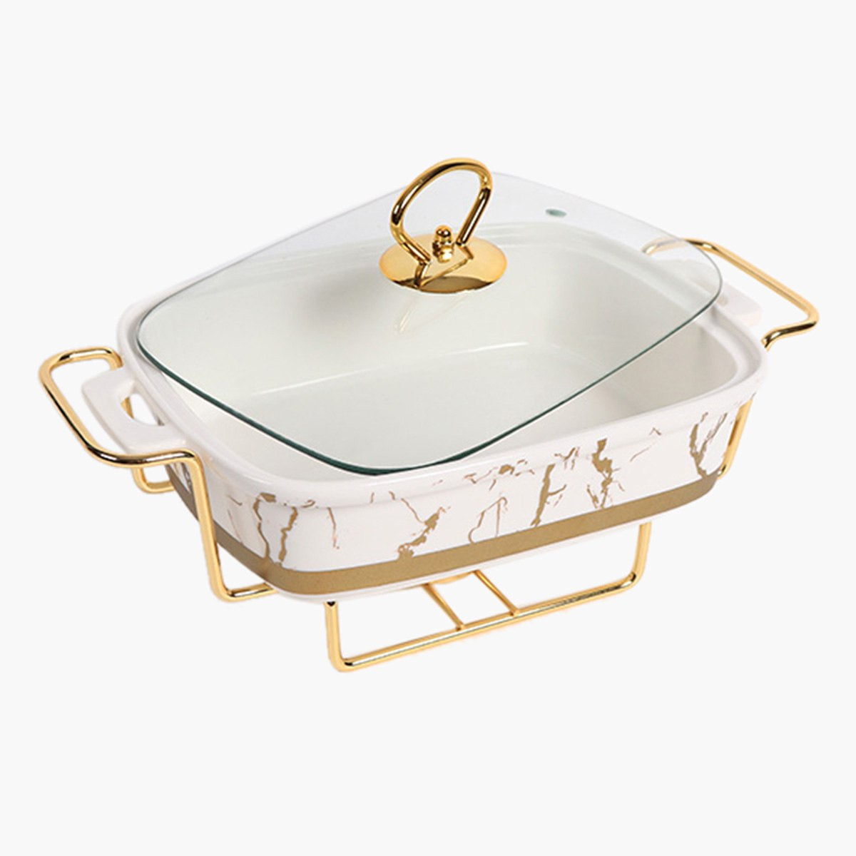 سخان طعام مستطيل مع حامل من أوركيد نيو - 33 سم-hbxdecorandfurnishings-tabletop-serveware-image-3