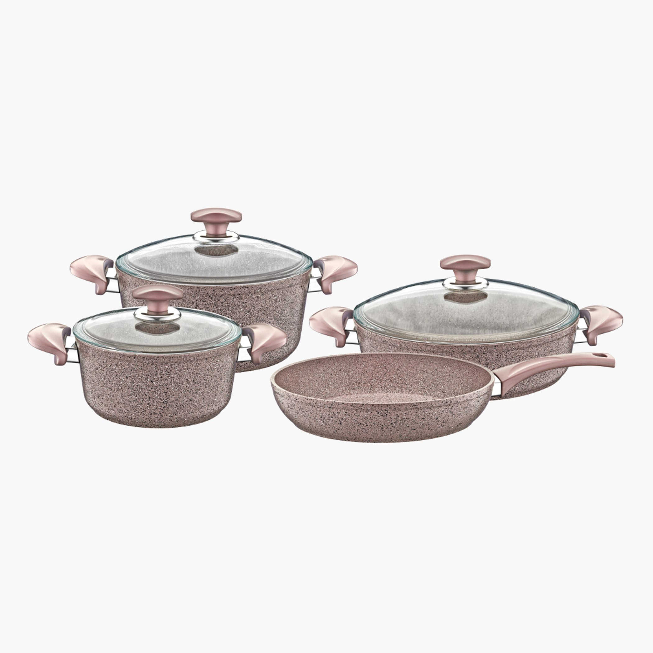 طقم أواني طهي شديد التحمل 7 قطع- من لا كوتشينا-hbxkitchen-kitchenware-foodpreparation-image-1