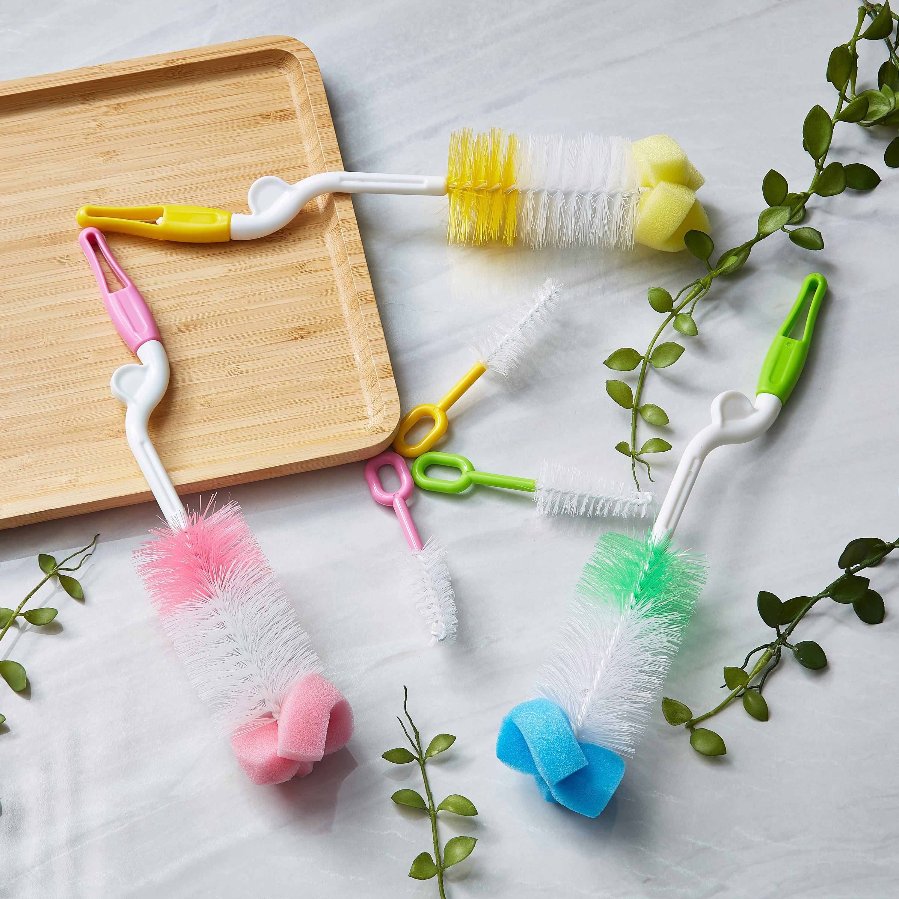 فرشاة قارورة من كاسا - طقم من قطعتين-hbxhomeware-hbxkitchen-image-3