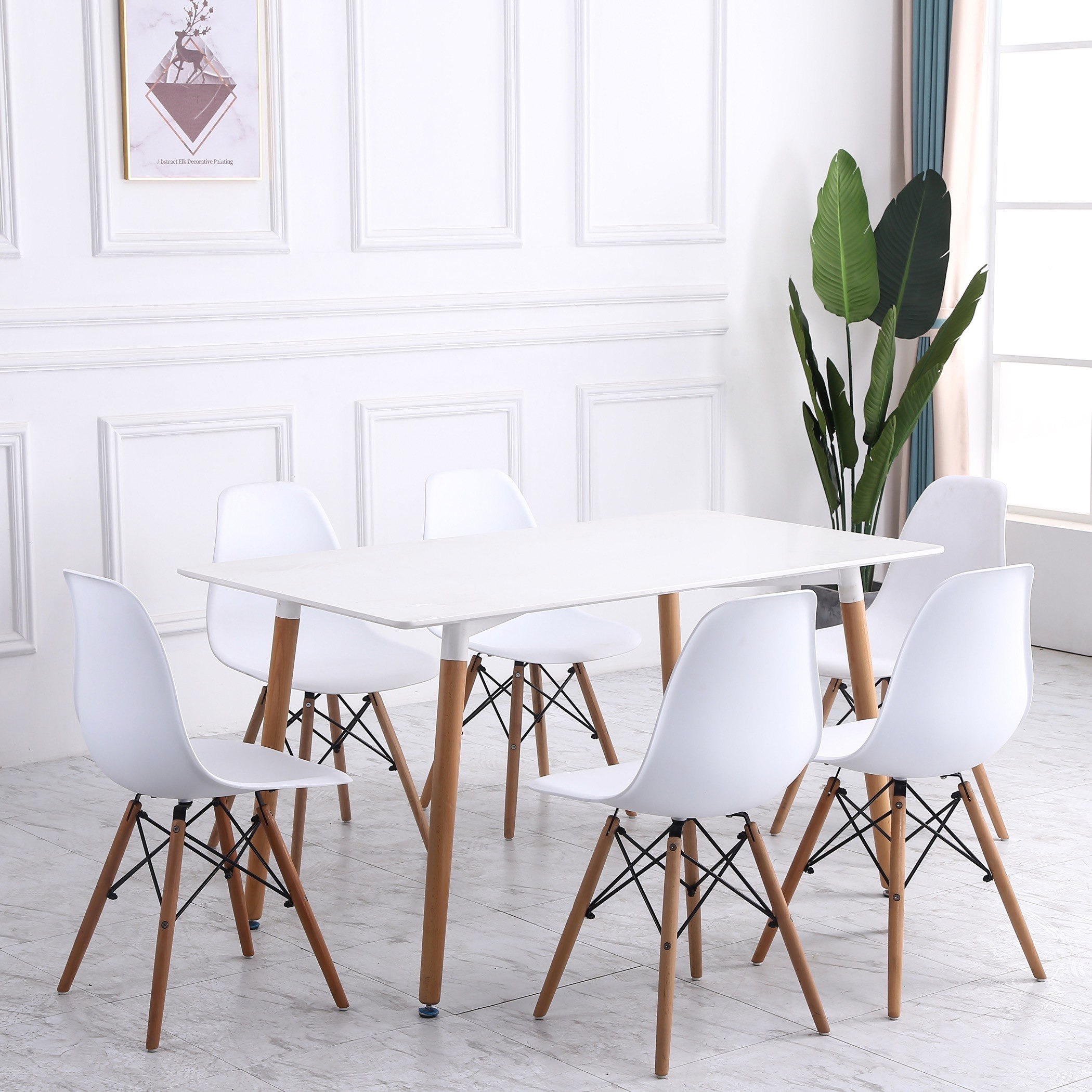 Darwin 6-Seater Dining Set-hbxfurniture-diningtablesandsets-diningsets-sixseater-image-1