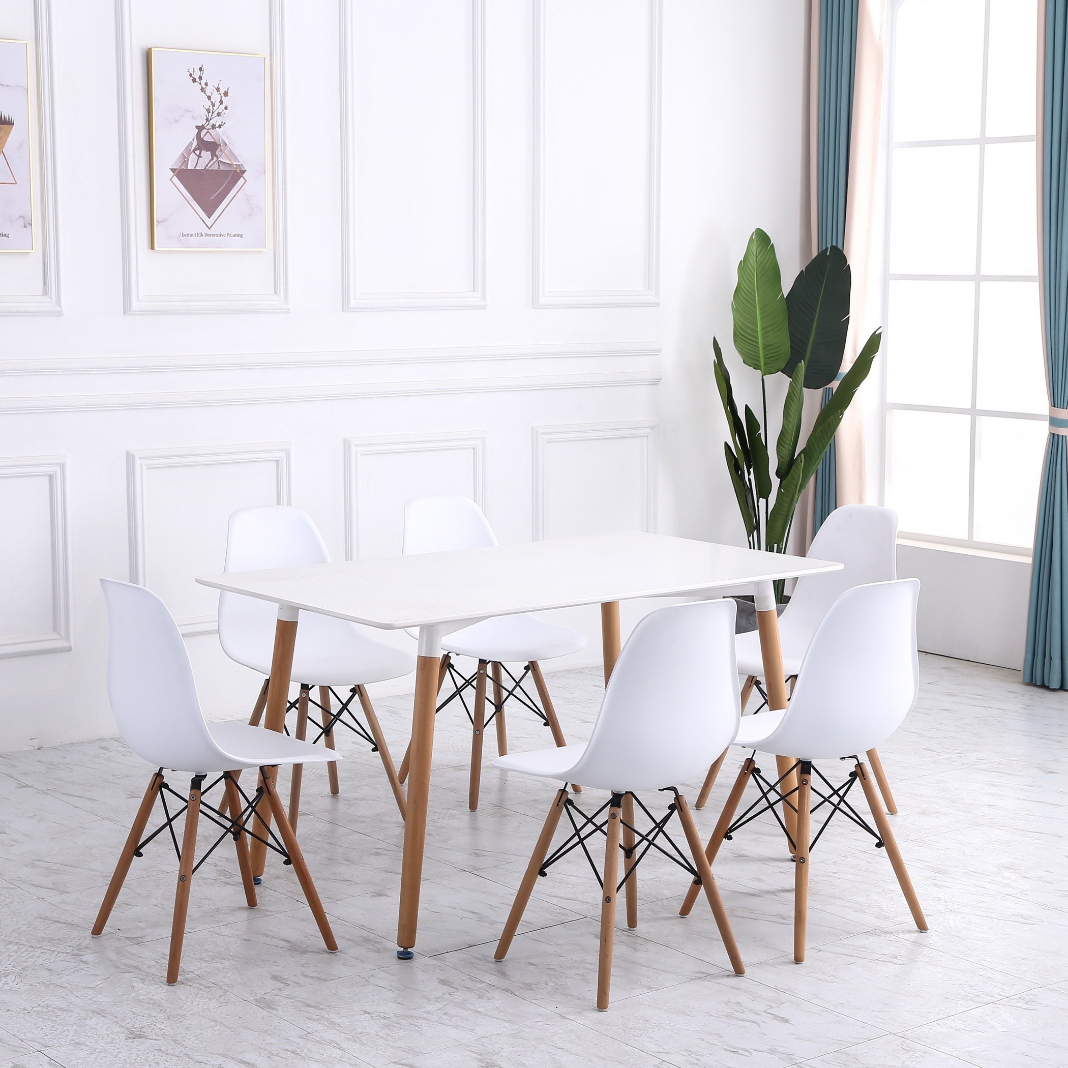 Darwin 6-Seater Dining Set-hbxfurniture-diningtablesandsets-diningsets-sixseater-image-2