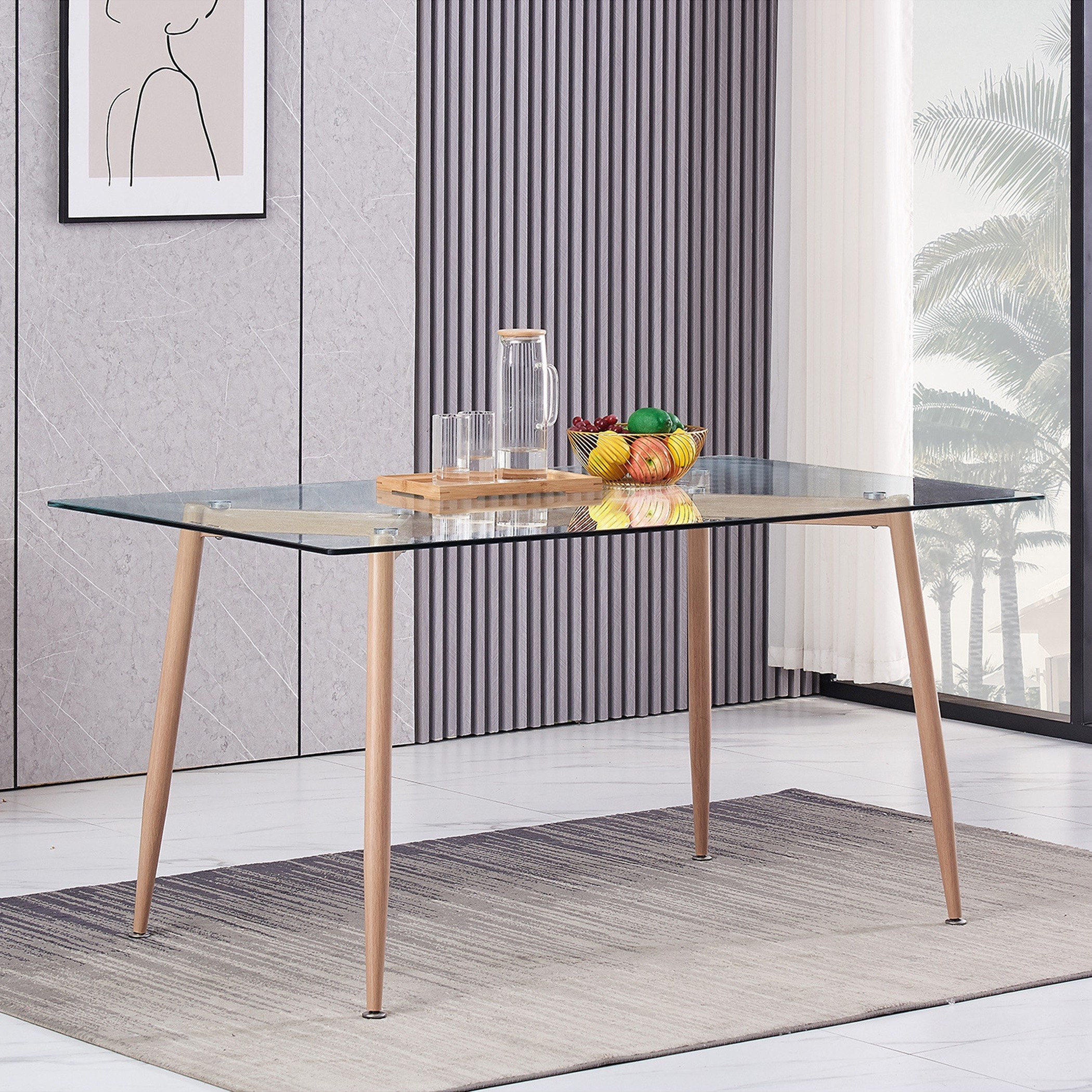 طقم سفرة 6 مقاعد من ليما-hbxfurniture-diningtablesandsets-diningsets-sixseater-image-2