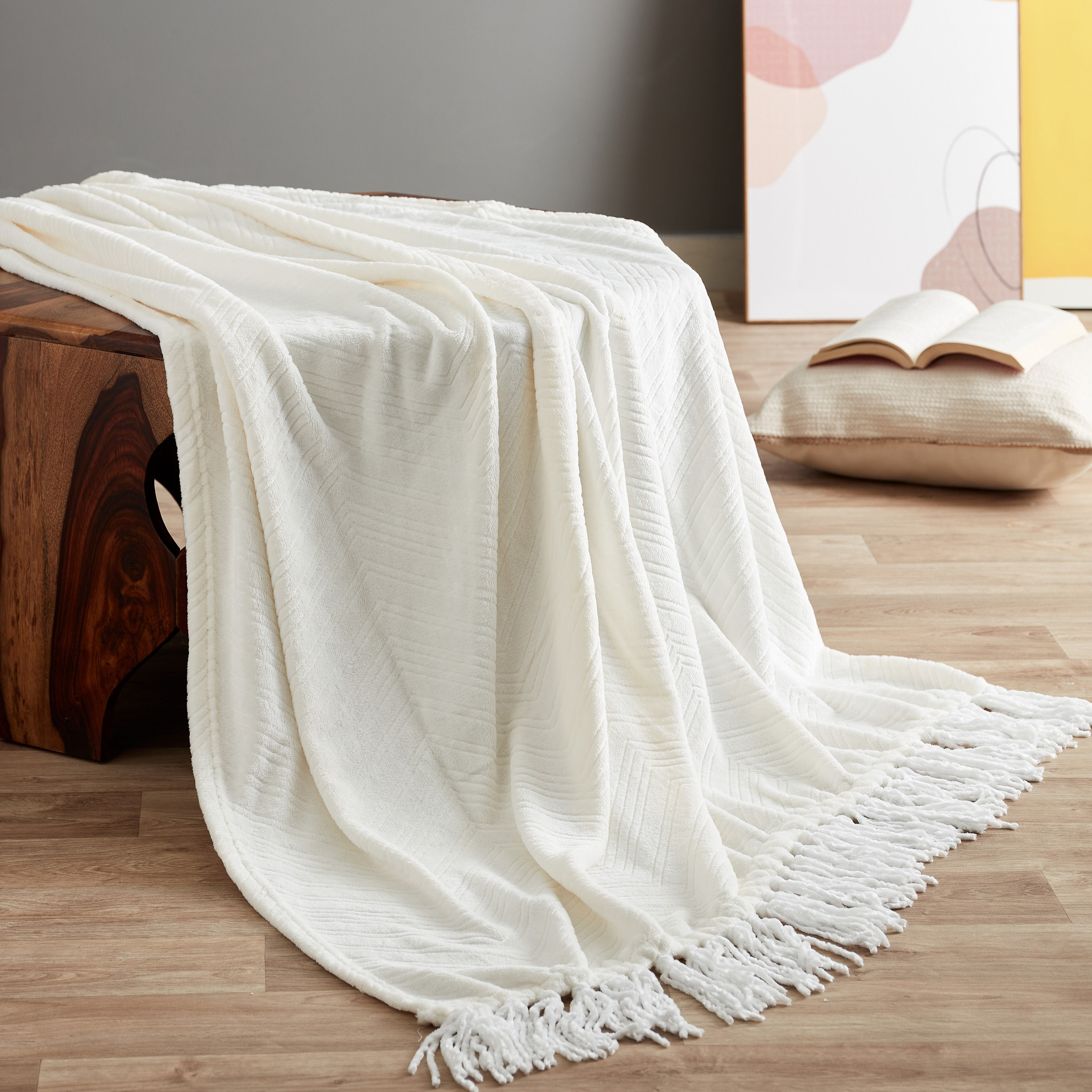 بطانية خفيفة منقوشة من لافش - 130x180-hbxhomeware-hbxbedroom-image-1