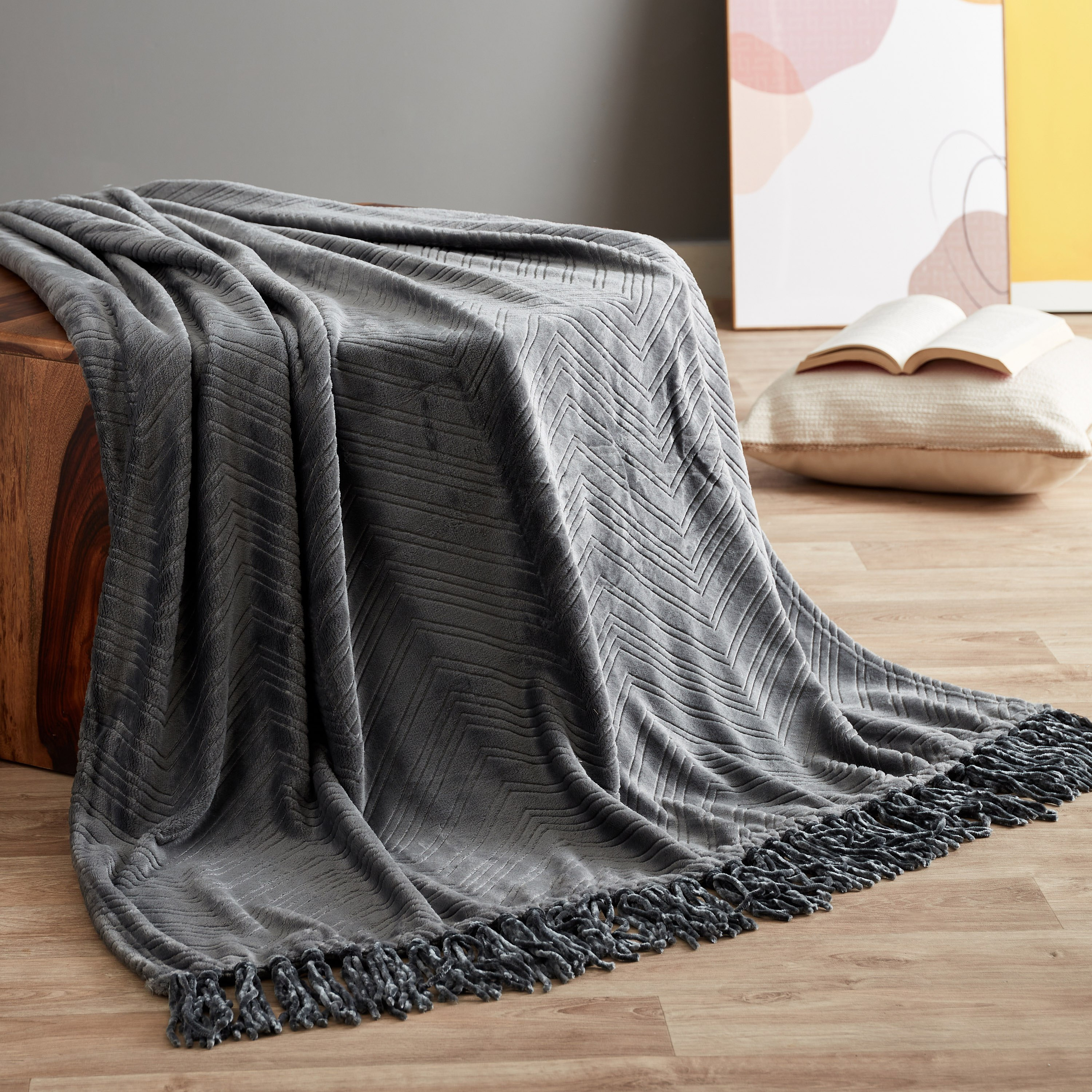 بطانية خفيفة منقوشة من لافيش - 130x180 سم-hbxhomeware-hbxbedroom-image-1