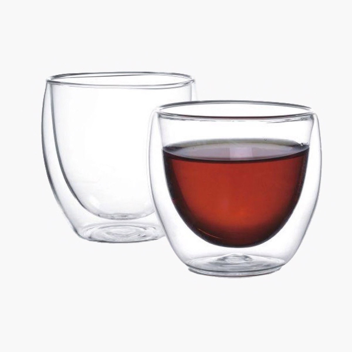 طقم أكواب من زجاج البوروسيليكات بجدار مزدوج 4 قطع من نيو - 250 مل-hbxhomeware-hbxkitchen-image-2