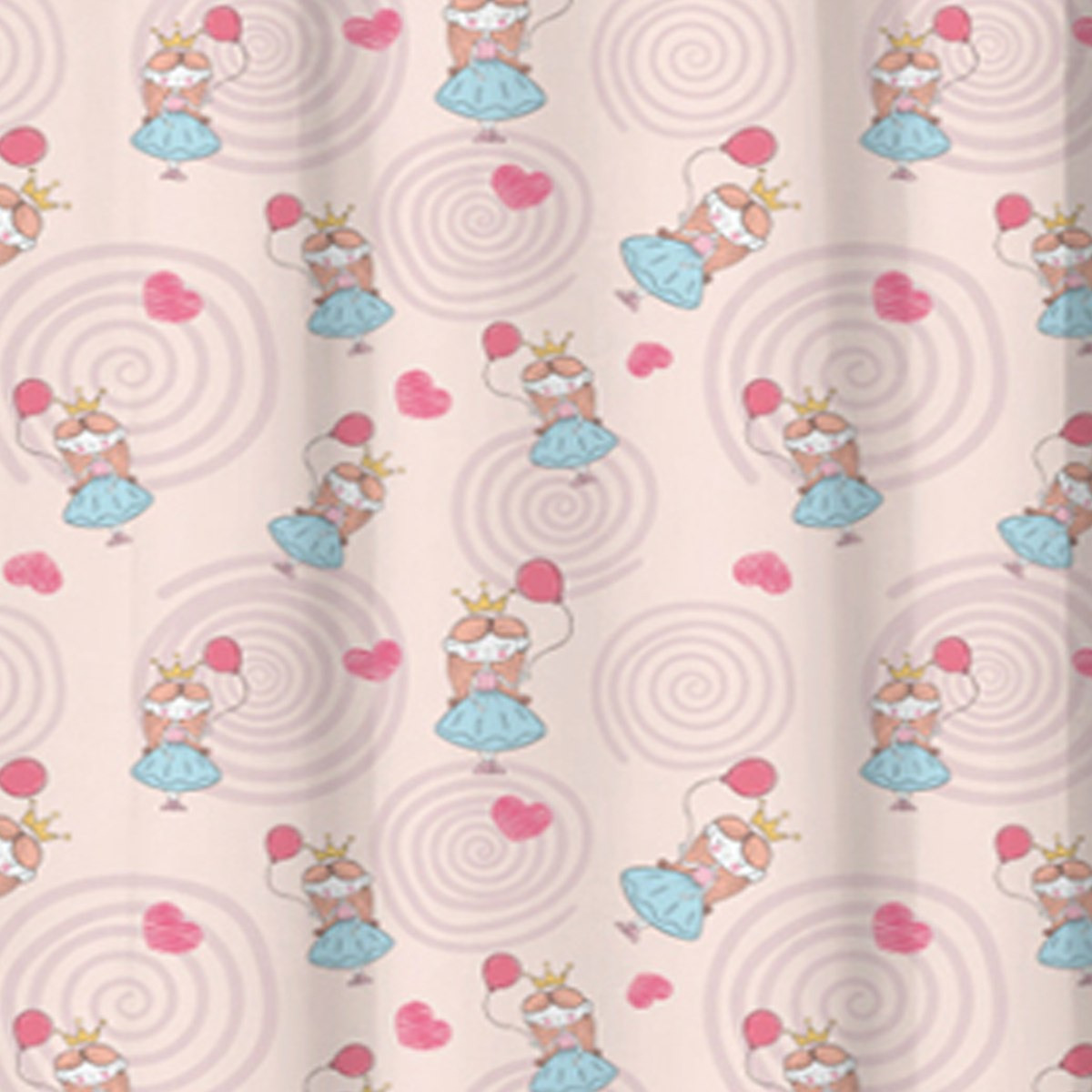 زوج ستائر بطبعات برنسيس ديجيتال من موديش - 140x240 سم-hbxhomeware-hbxkidsandyouth-image-2