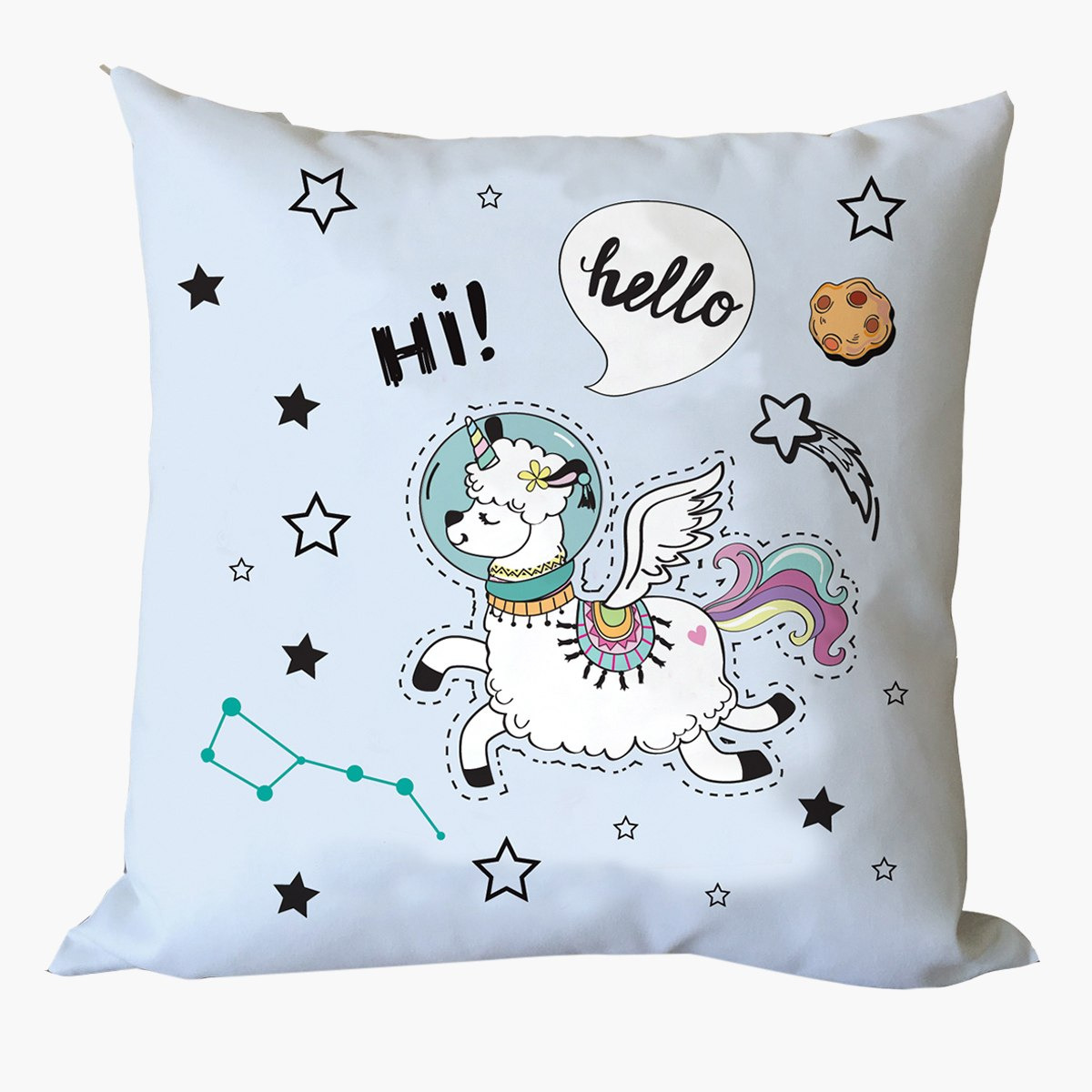 وسادة محشوة بطبعات فضاء رقمية من موديش - 40x40  سم-hbxhomeware-hbxkidsandyouth-image-3
