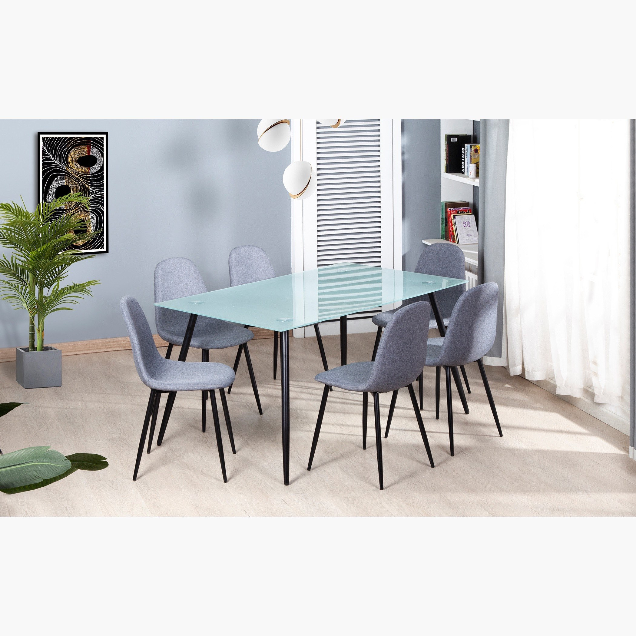 طقم سفرة 6 مقاعد من دالاس-hbxfurniture-diningtablesandsets-diningsets-sixseater-image-9
