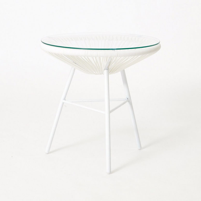 Cape Glass Top Outdoor Side Table-Tables-image-6