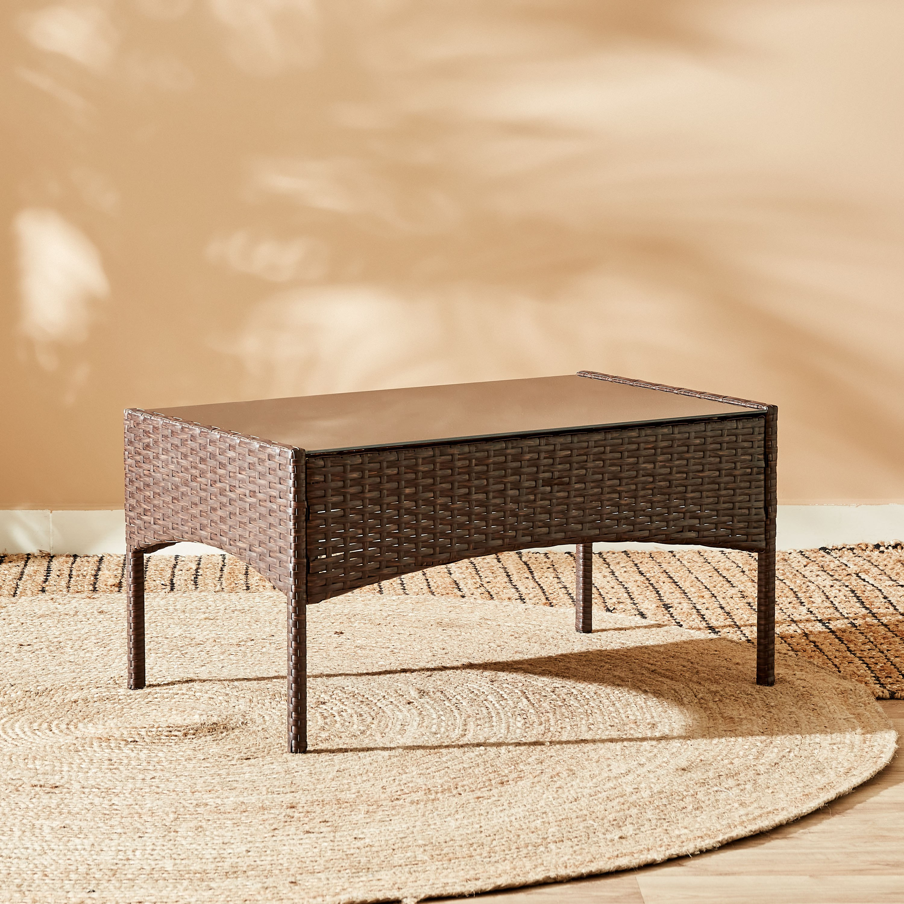 طقم كنبة موسّدة 4 مقاعد للجلسات الخارجية مع طاولة قهوة من غرينادا-hbxfurniture-sofasandarmchairs-sofasets-image-2