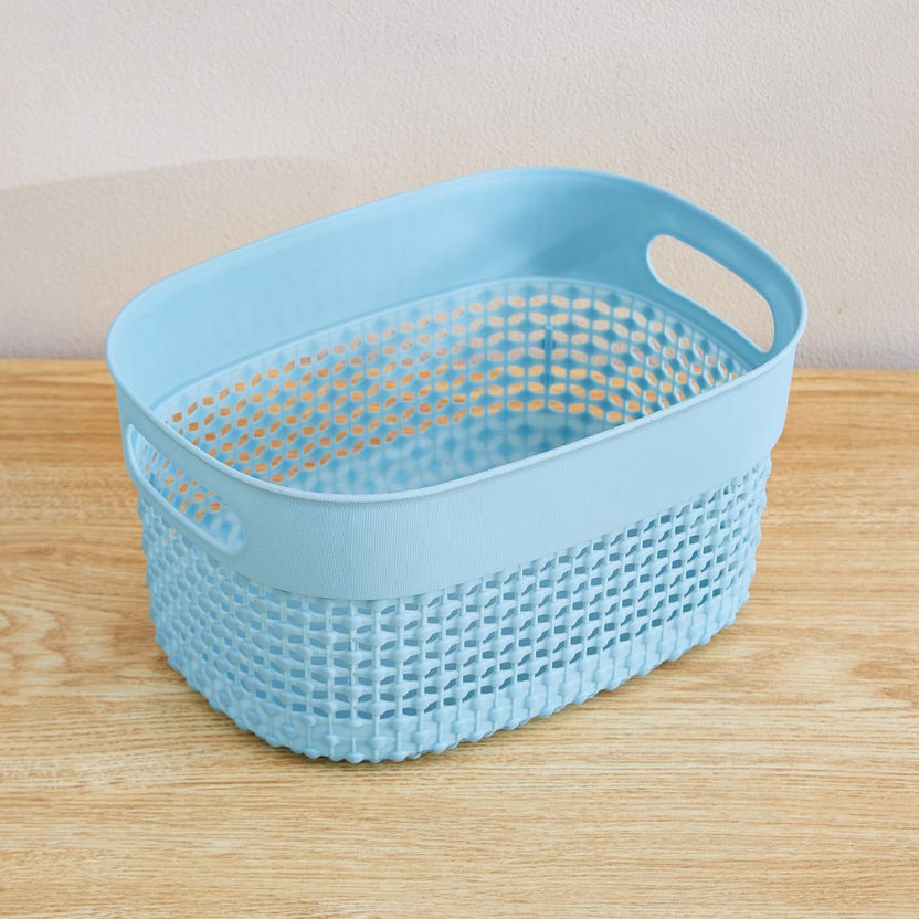 Knit Basket without Lid - 3.3 L-Bathroom Storage-image-1