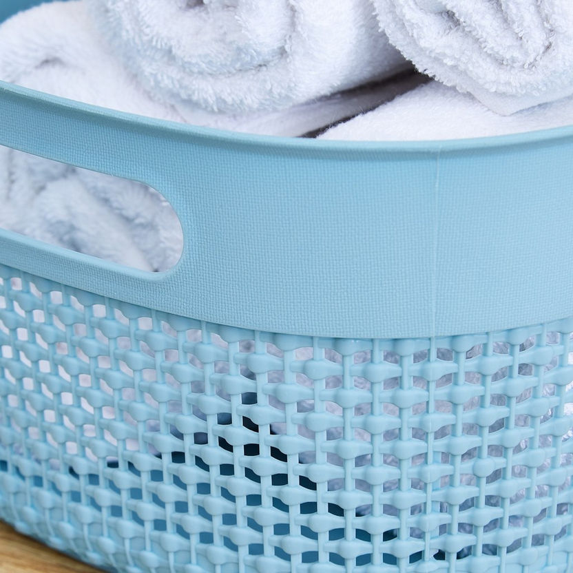 Knit Basket without Lid - 11.5 L-Bathroom Storage-image-2