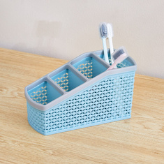 Knit 4-Compartment Basket