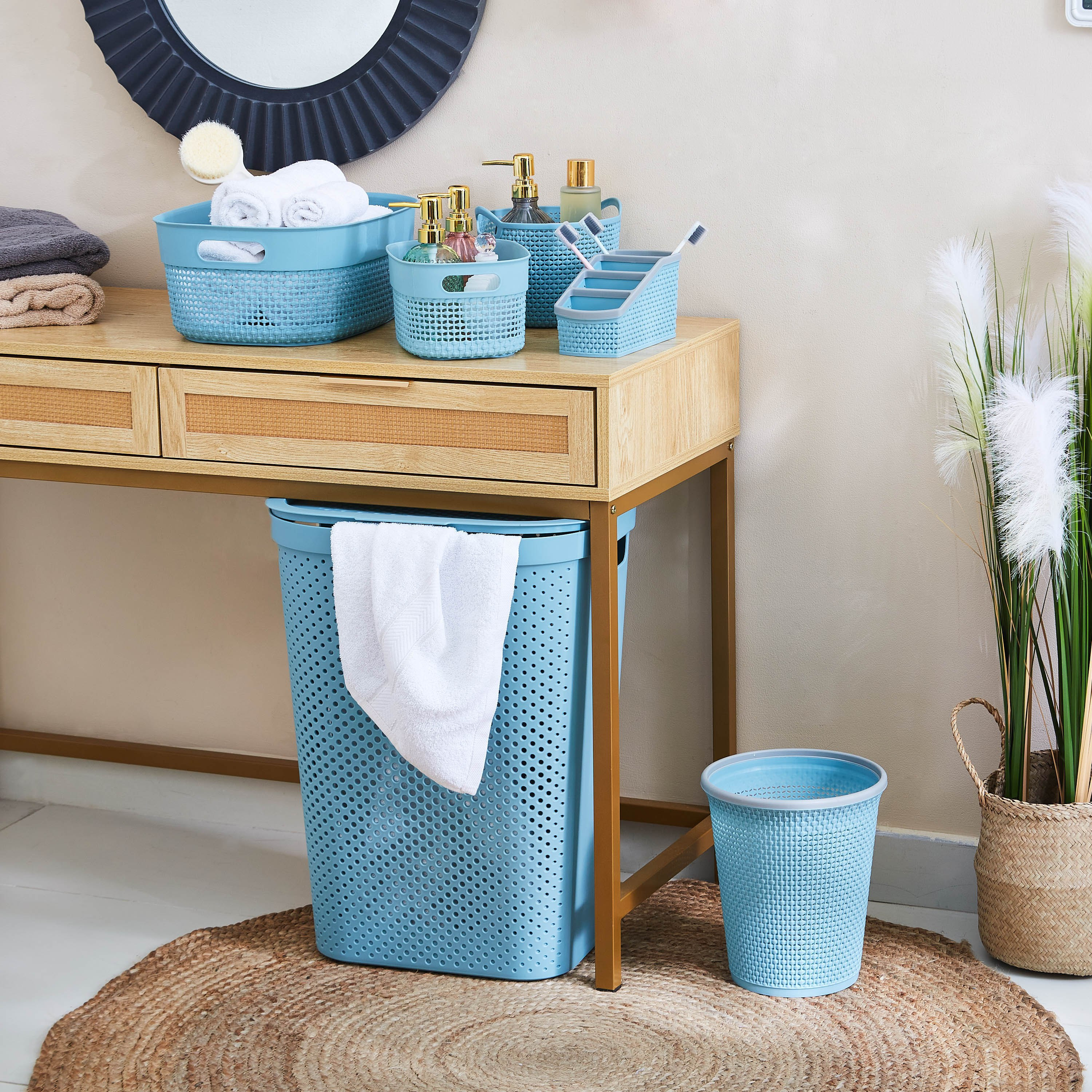 Knit Laundry Hamper - 58 L-hbxbathroom-bathroomstorage-laundryhampers-image-4