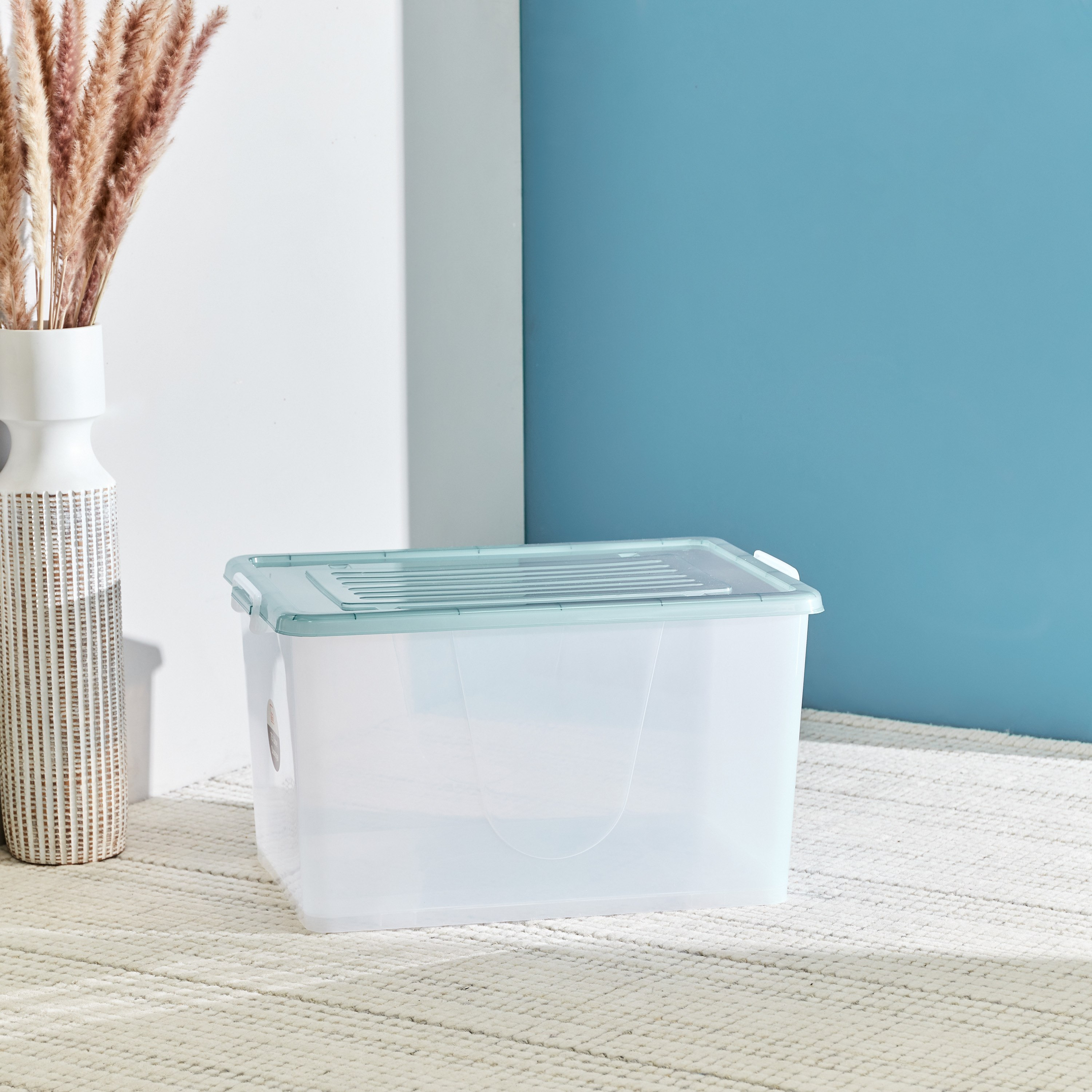 Juana Transparent Storage Box - 75 L-hbxbedroom-bedroomaccessories-bedroomstorage-image-1