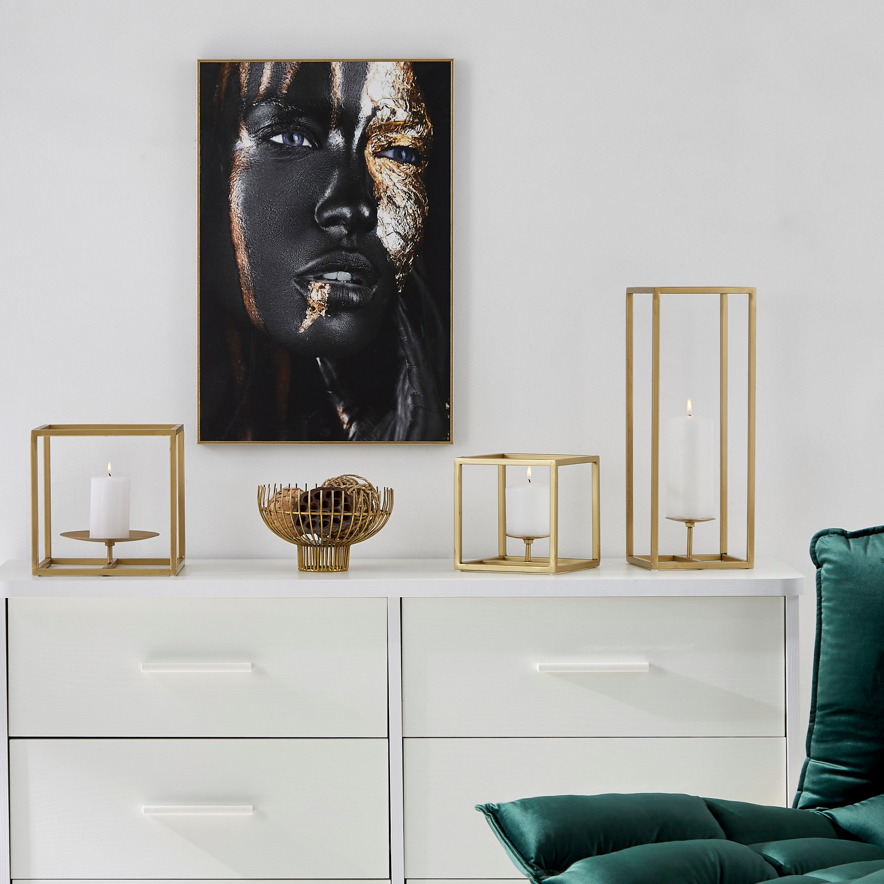Inaayat Metal Frame Candleholder - 21.5x21.5x21.5 cm-hbxlivingroom-decorandaccessories-candleholders-image-6