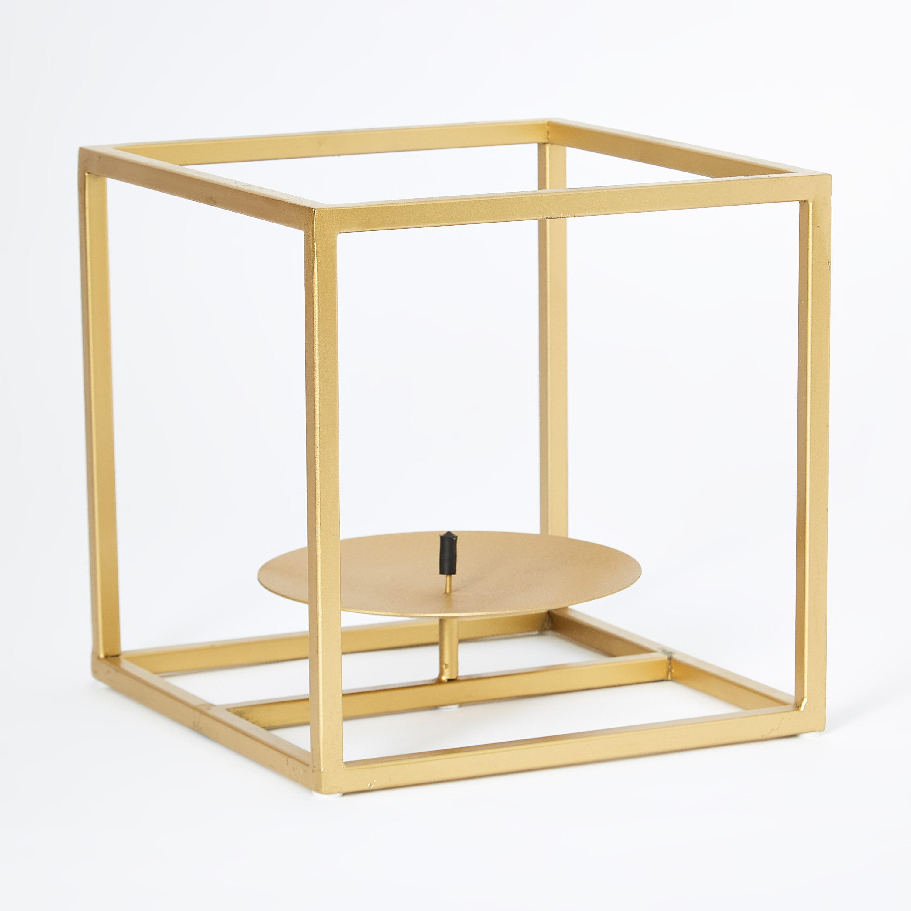 Inaayat Metal Frame Candleholder - 21.5x21.5x21.5 cm-hbxlivingroom-decorandaccessories-candleholders-image-7