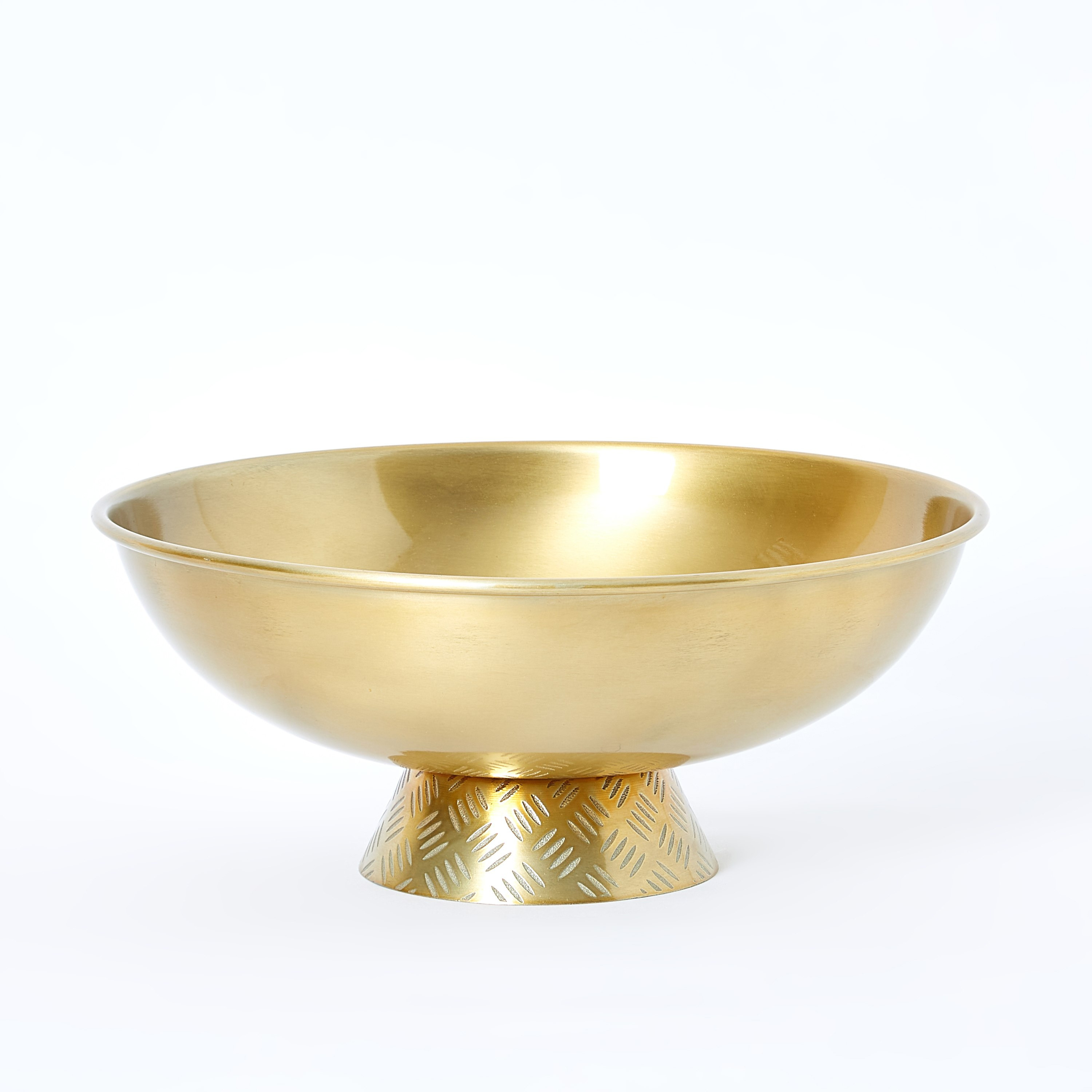 وعاء معدني كبير بحامل من إنارا - 25.5x25.5x11.5 سم-hbxdecorandfurnishings-homeaccessories-bowls-image-5