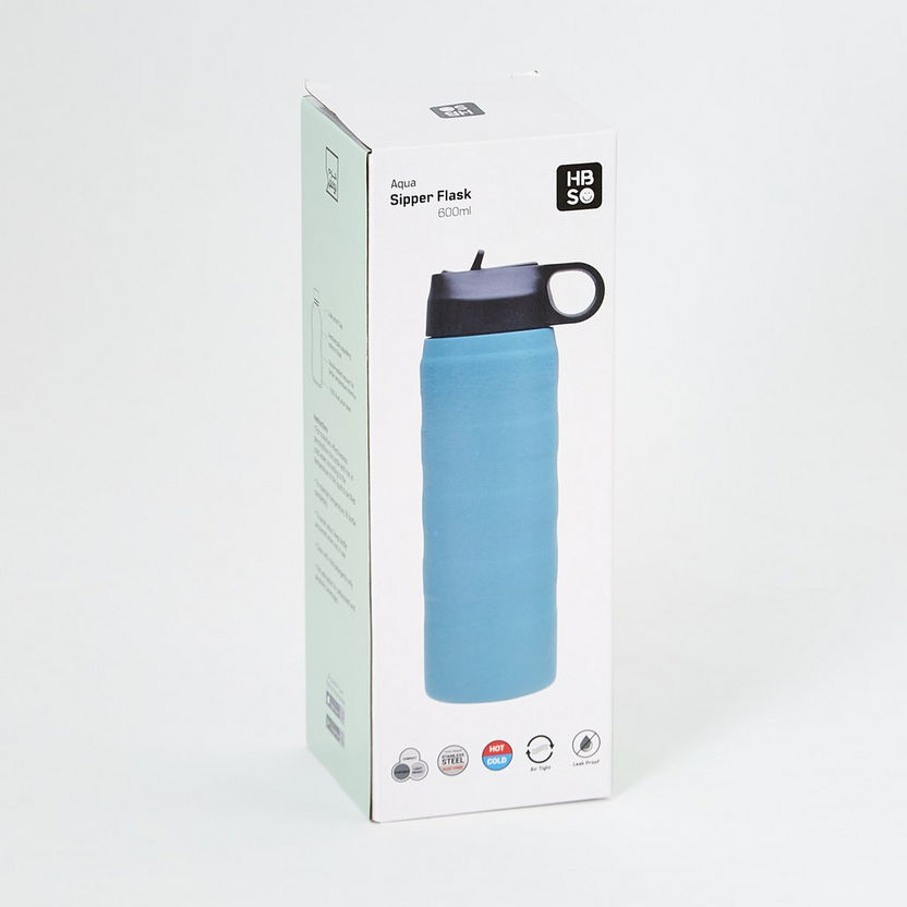 HBSO Aqua Sipper Flask - 600ml-Water Bottles and Jugs-image-4