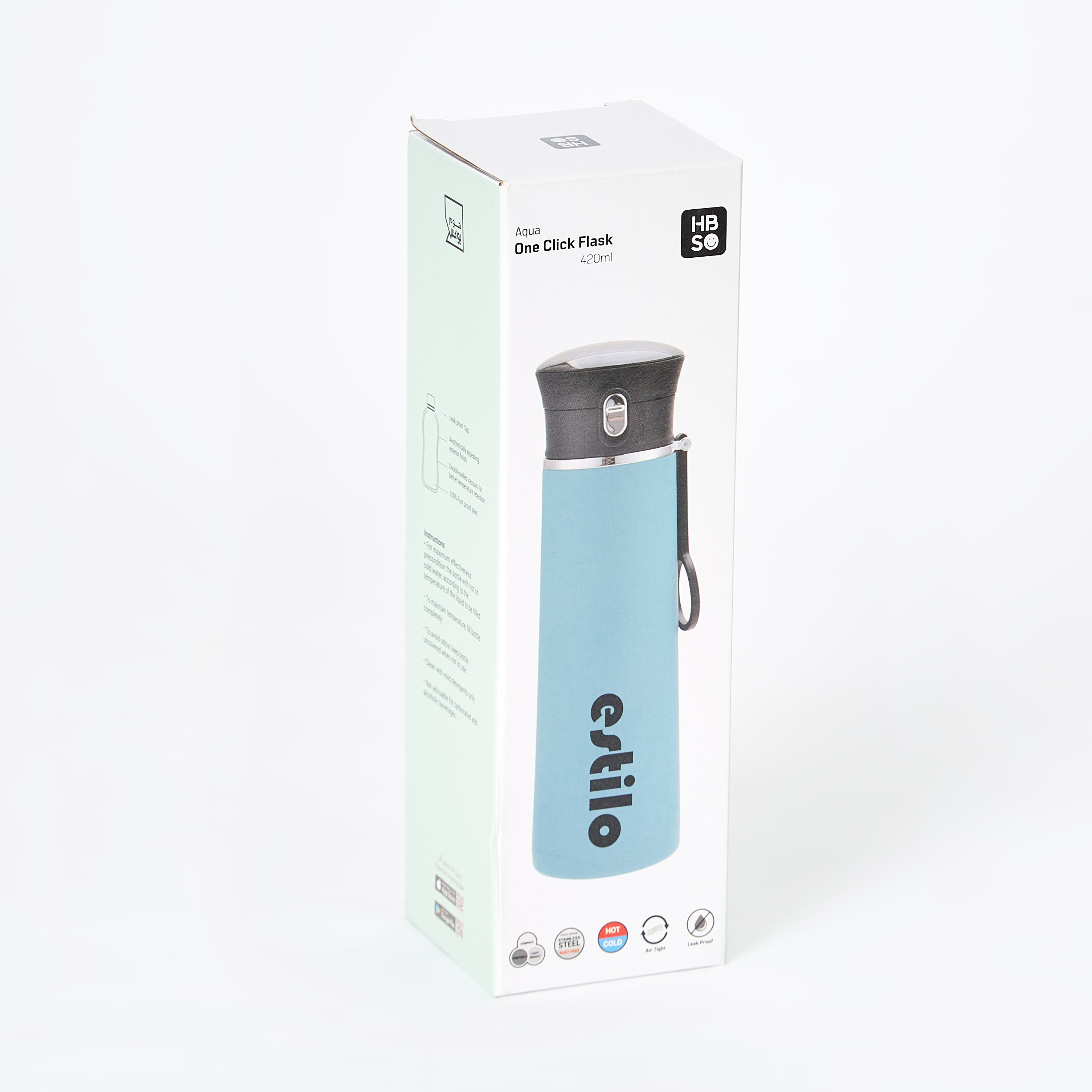 ترمس رخامي وان كليك من إتش إس بي أو أكوا - 420 مل-hbxhomeware-hbxkitchen-image-6