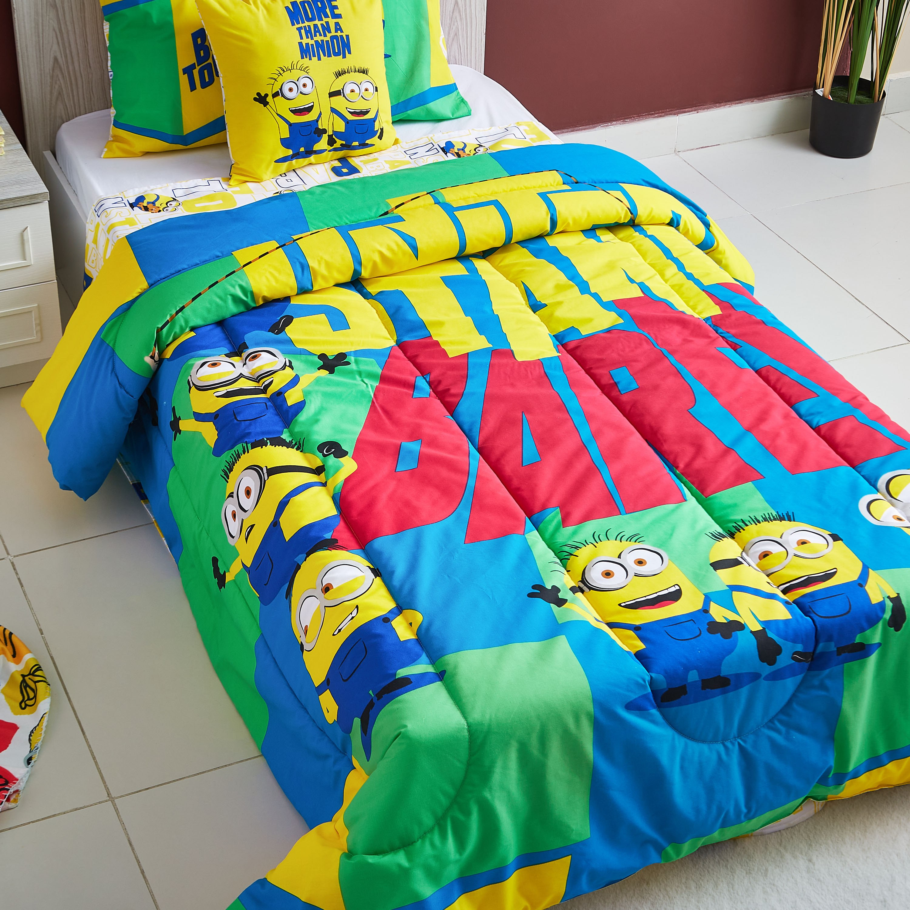 طقم لحاف 4 قطع مينيونز - 160x230 سم-hbxhomeware-hbxkidsandyouth-image-2
