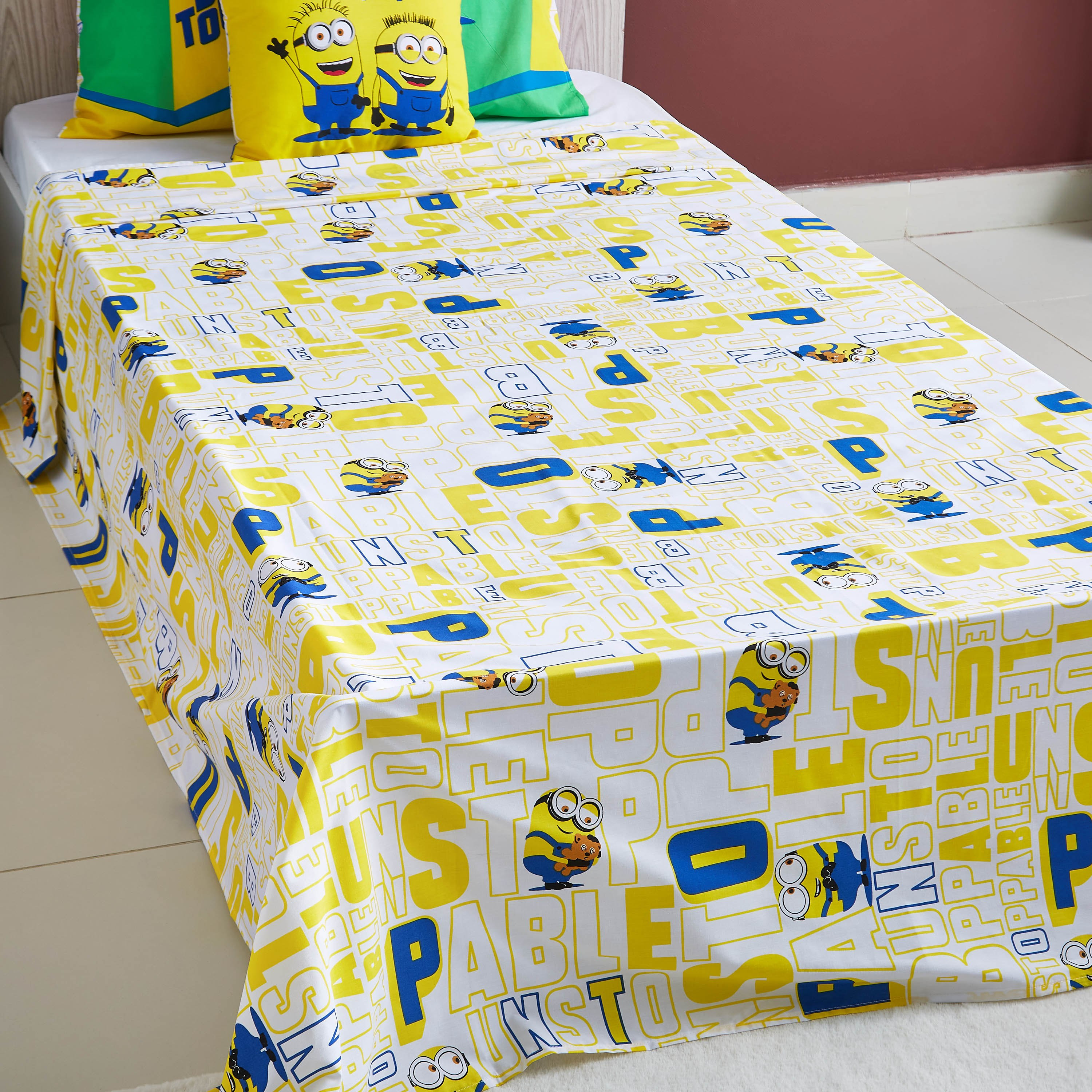 طقم لحاف 4 قطع مينيونز - 160x230 سم-hbxhomeware-hbxkidsandyouth-image-4