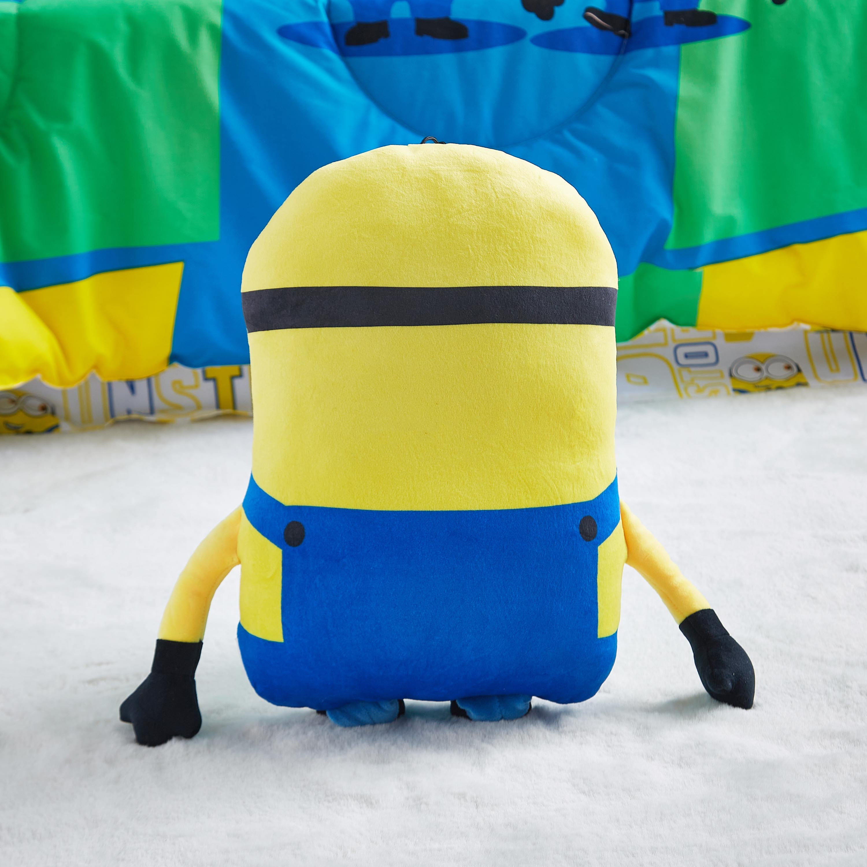 Minion Shaped Cushion with LED Lights-hbxhomeware-hbxkidsandyouth-image-2
