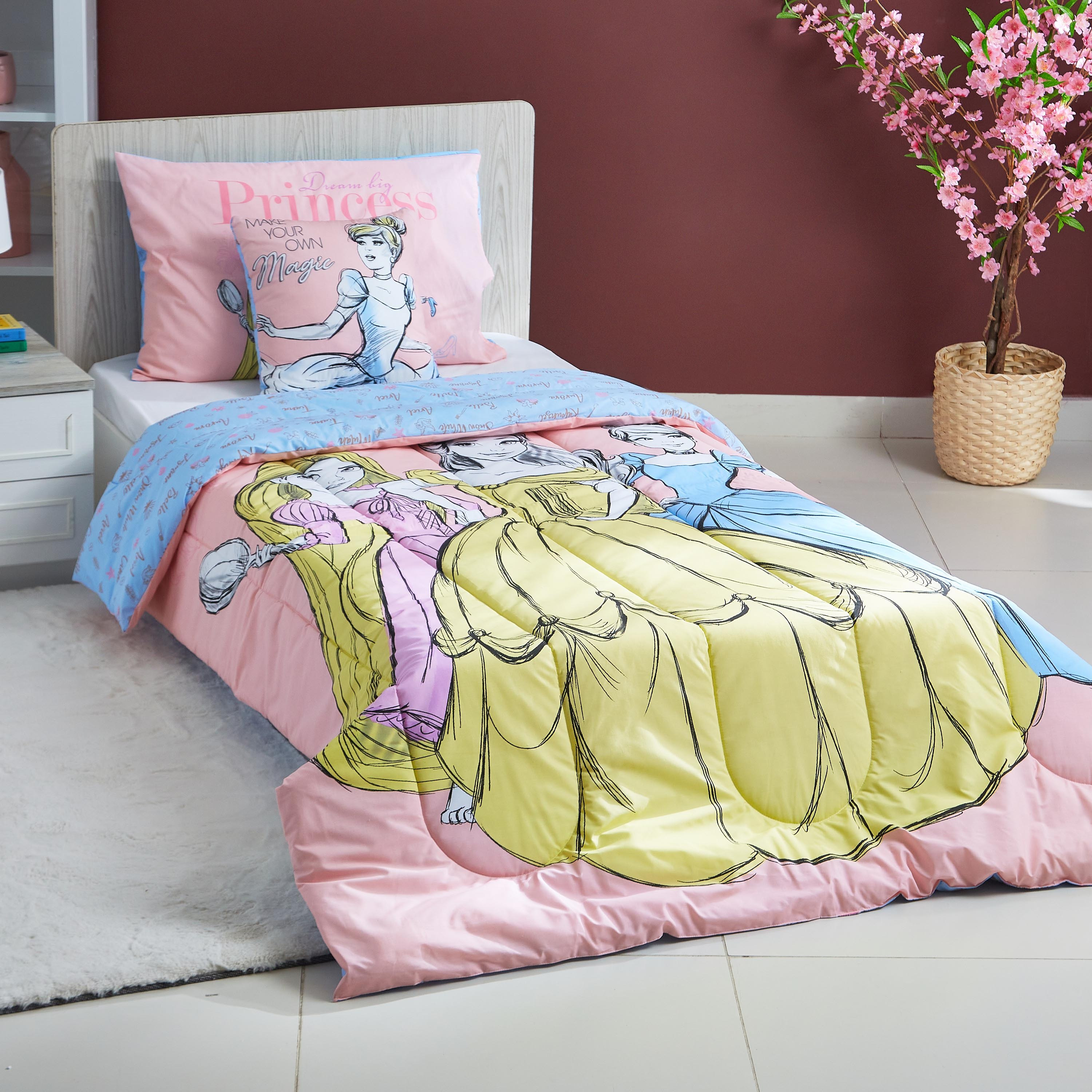 طقم لحاف 4 قطع من برنسيس & فريندس - 160x230 سم-hbxhomeware-hbxkidsandyouth-image-1