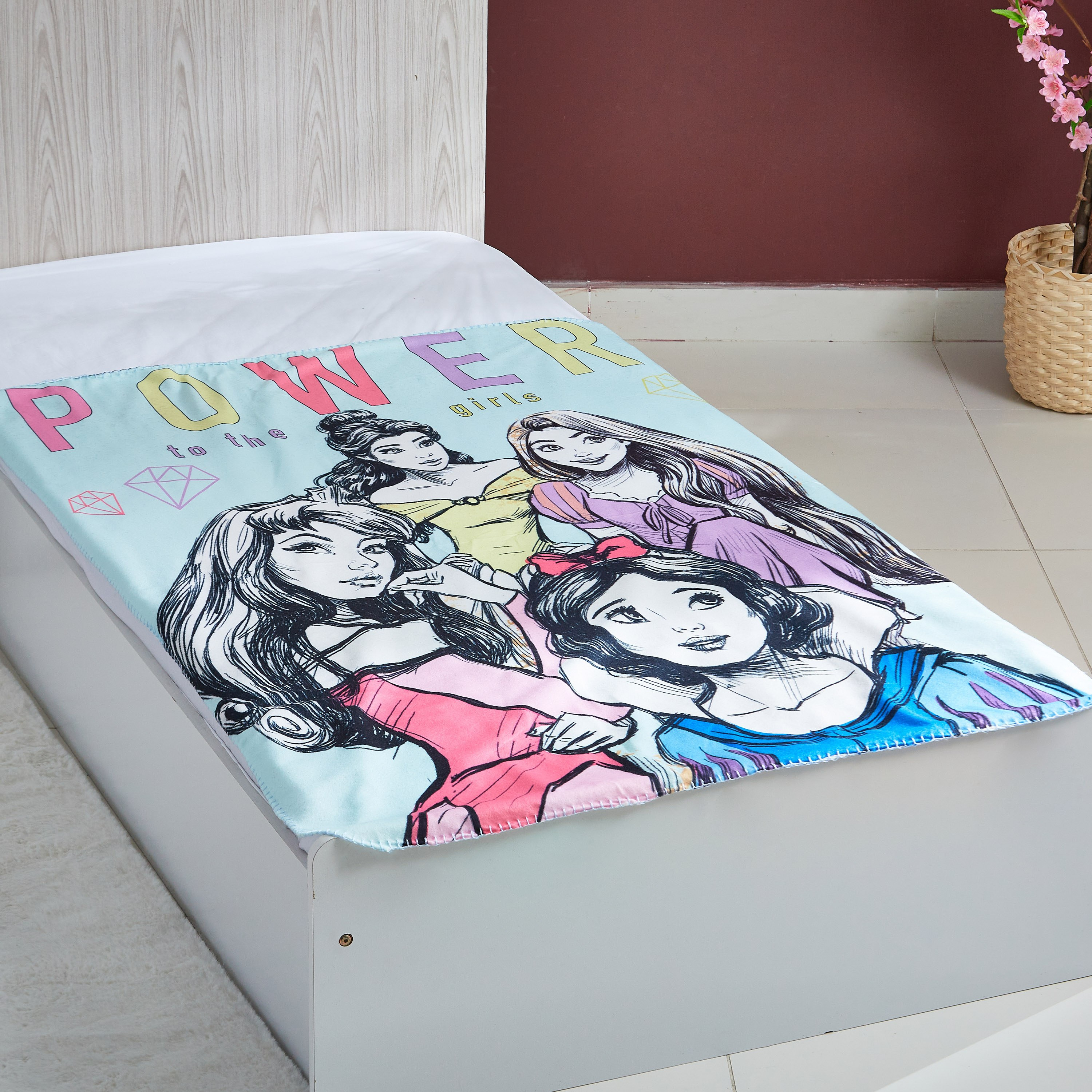بطانية صوف بتصميم برنسيس أند فريندز - 100 × 150 سم-hbxhomeware-hbxkidsandyouth-image-2
