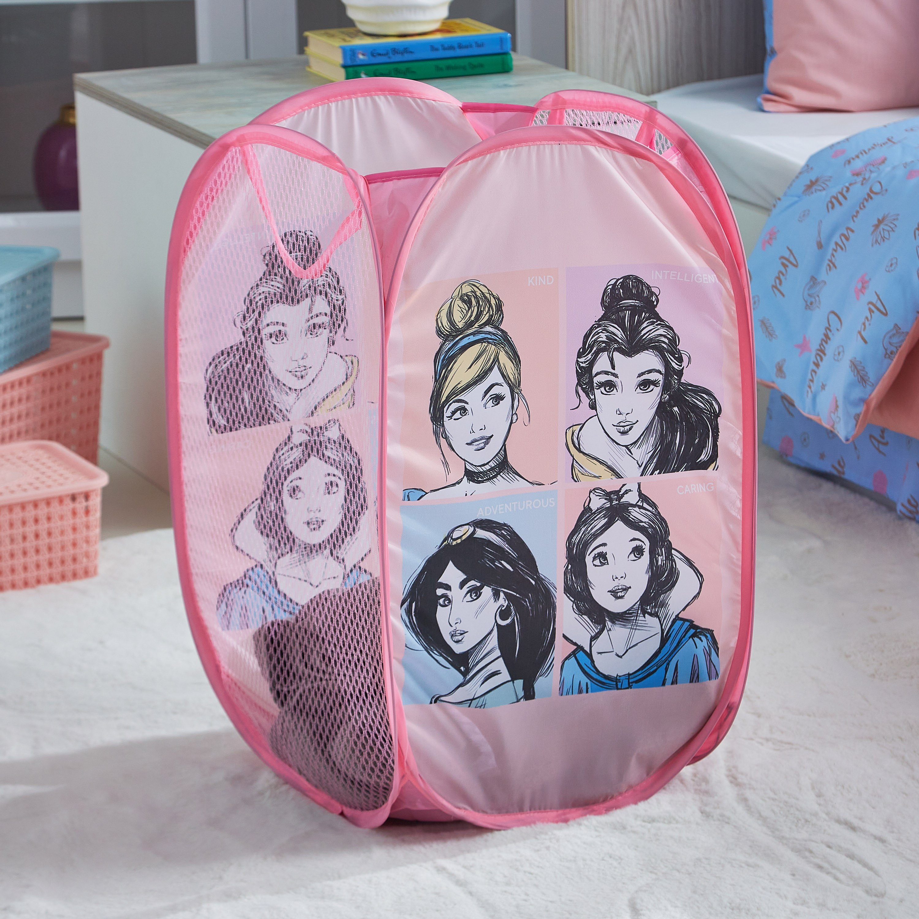 شنطة غسيل برنسيس & فريندز - 35x35x58 سم-hbxhomeware-hbxkidsandyouth-image-1