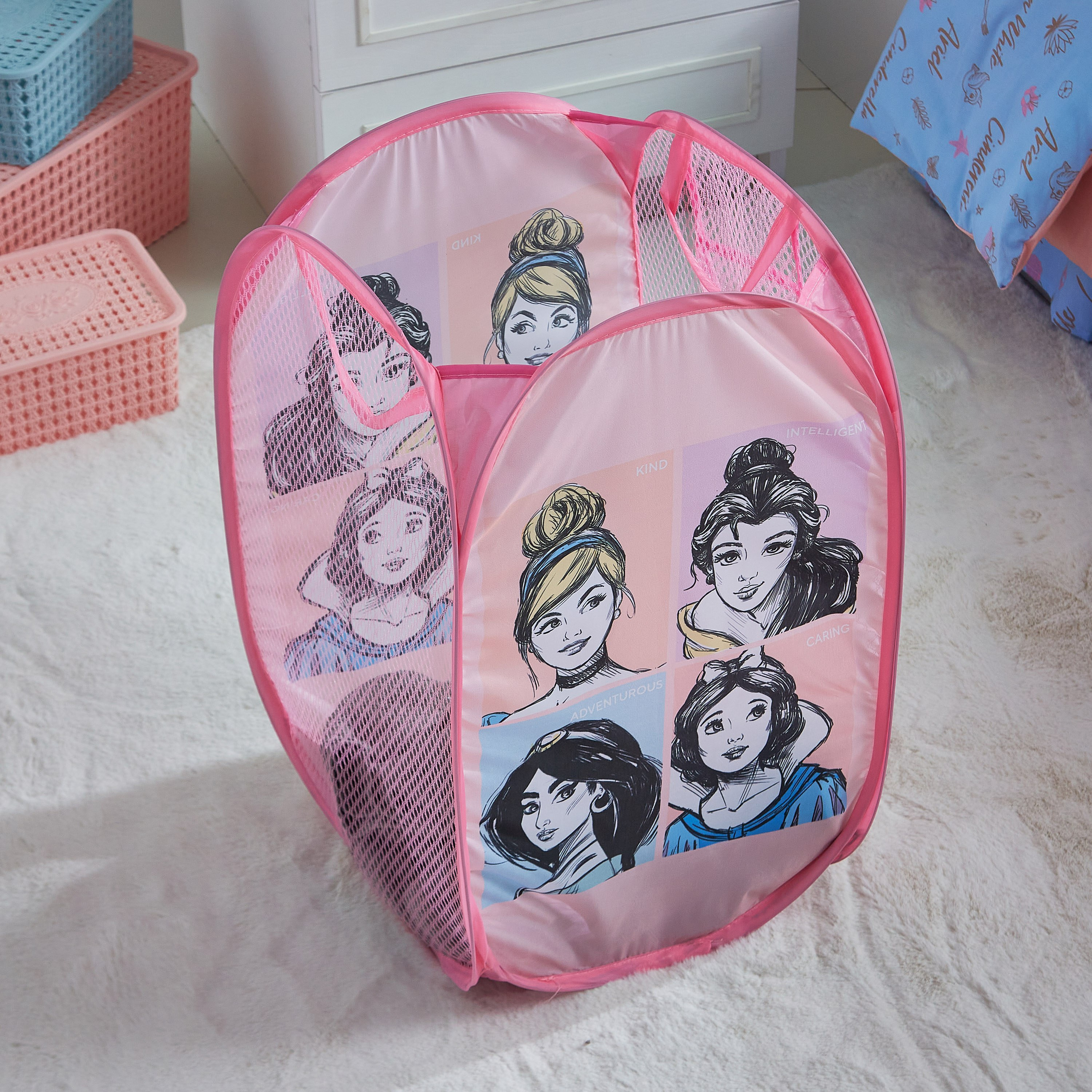 شنطة غسيل برنسيس & فريندز - 35x35x58 سم-hbxhomeware-hbxkidsandyouth-image-2
