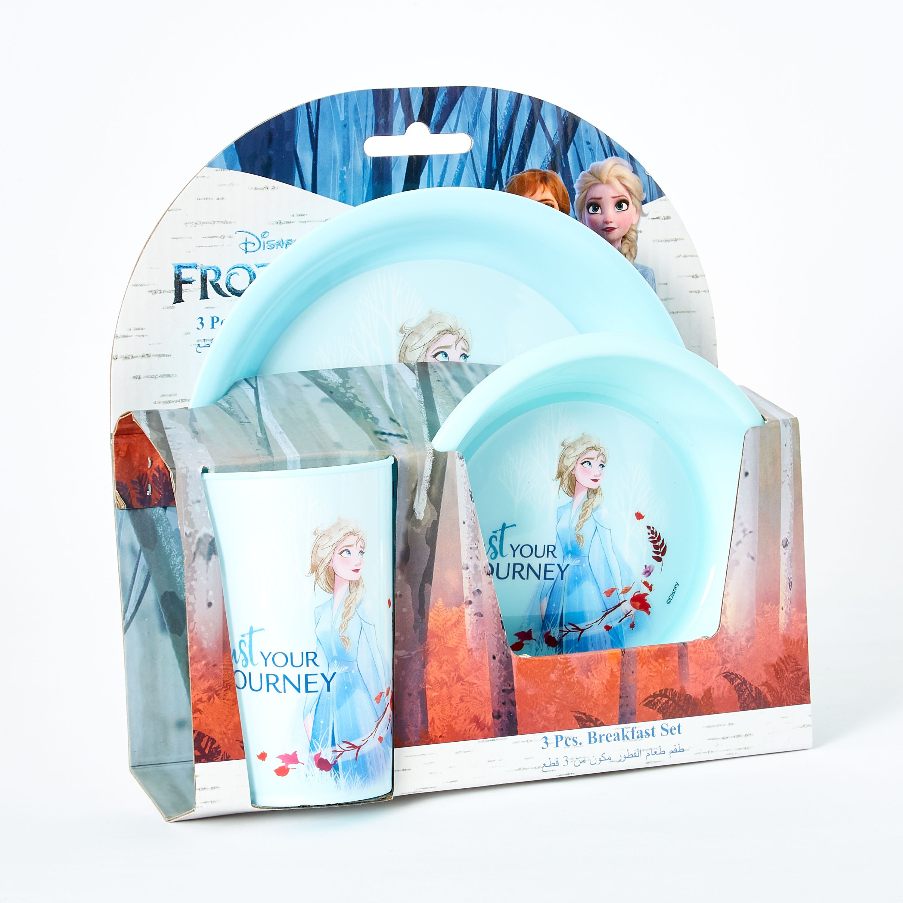 طقم إفطار بطبعات فروزن 3 قطع من برنسيس آند فريندز-hbxhomeware-hbxkidsandyouth-image-5