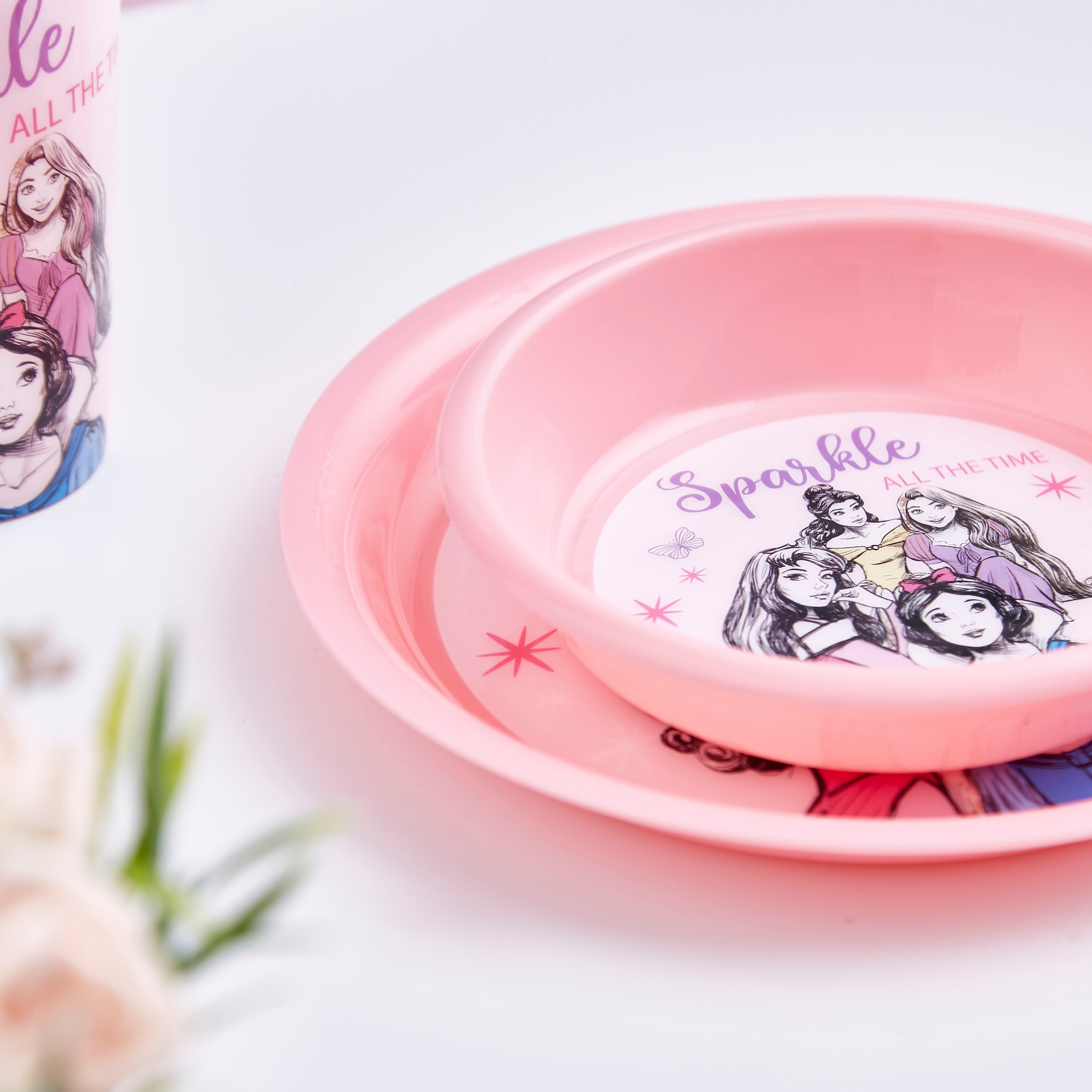 طقم إفطار بلاستيك 3 قطع من برنسيس & فريندز-hbxhomeware-hbxkidsandyouth-image-2