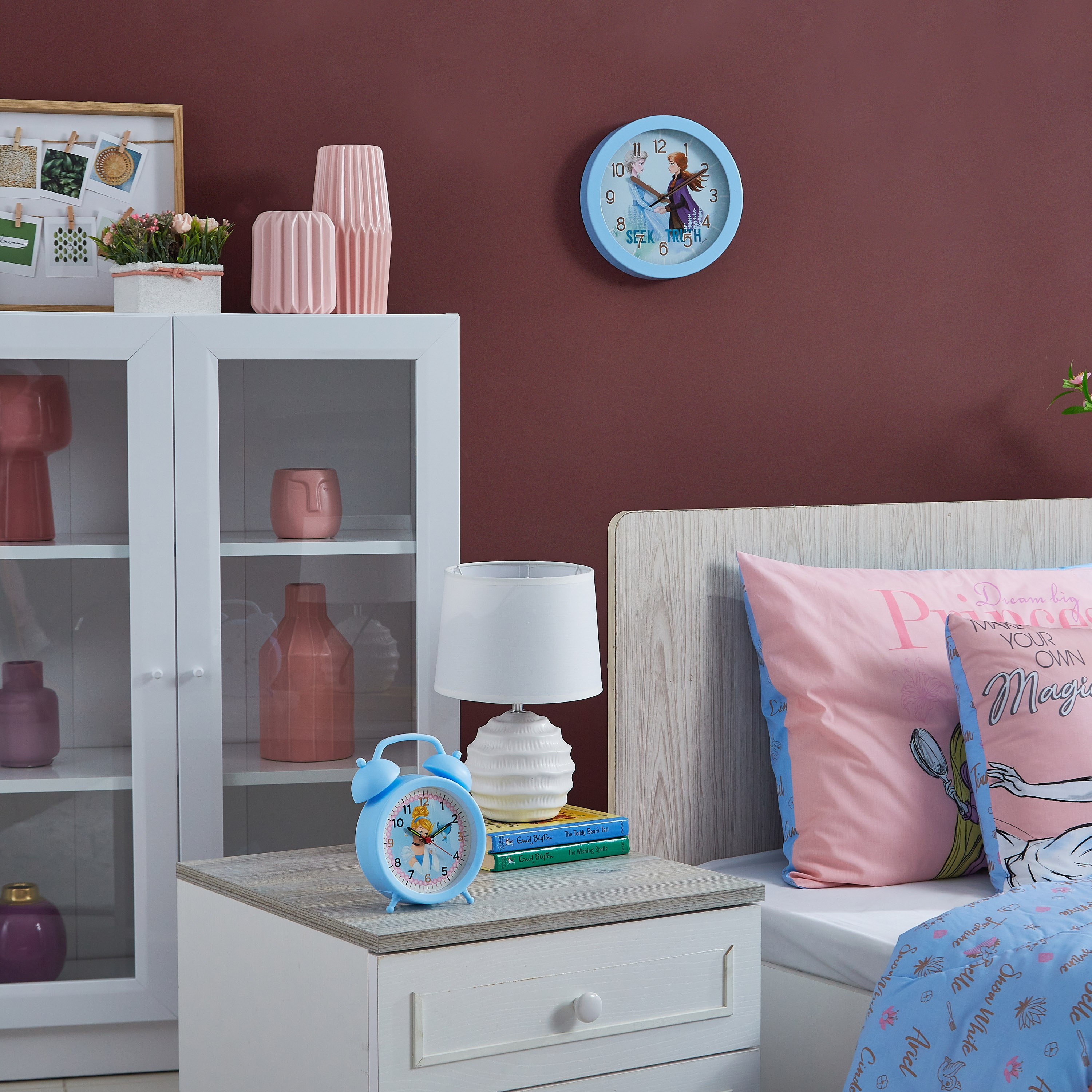 ساعة حائط برنسيس & فريندز - 24.5x24.5 سم-hbxhomeware-hbxkidsandyouth-image-4