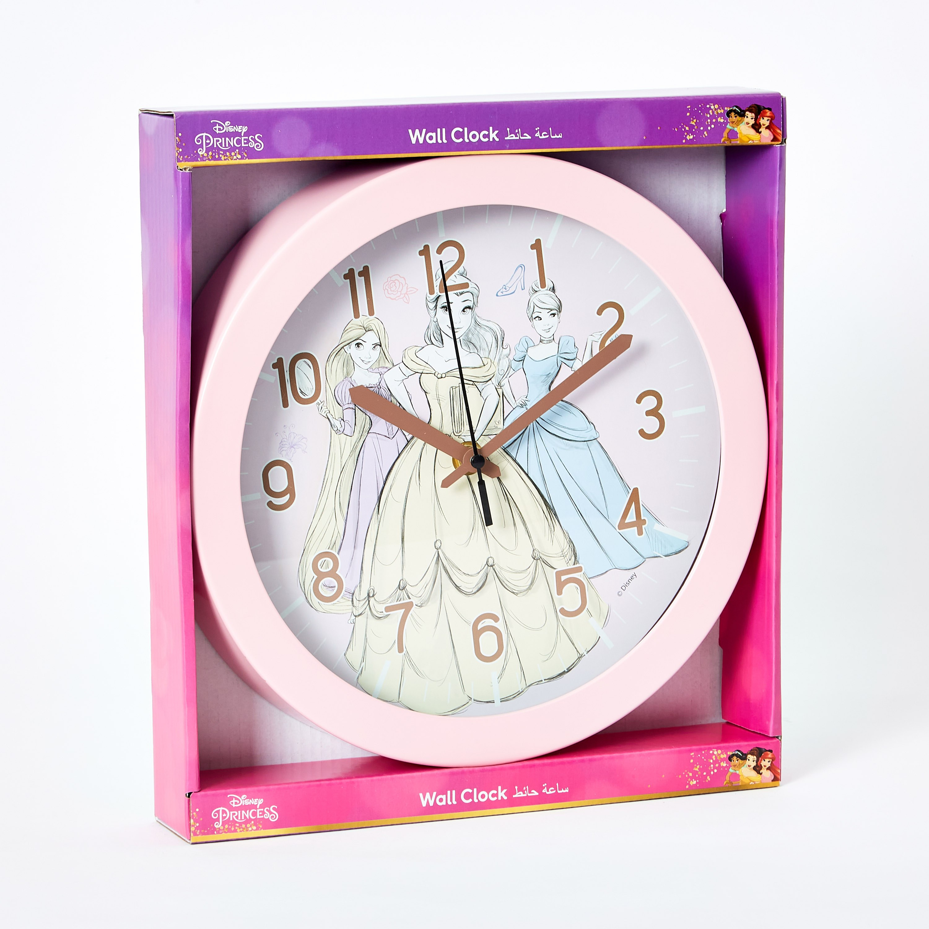 ساعة حائط برنسيس & فريندز - 24.5x24.5 سم-hbxhomeware-hbxkidsandyouth-image-6